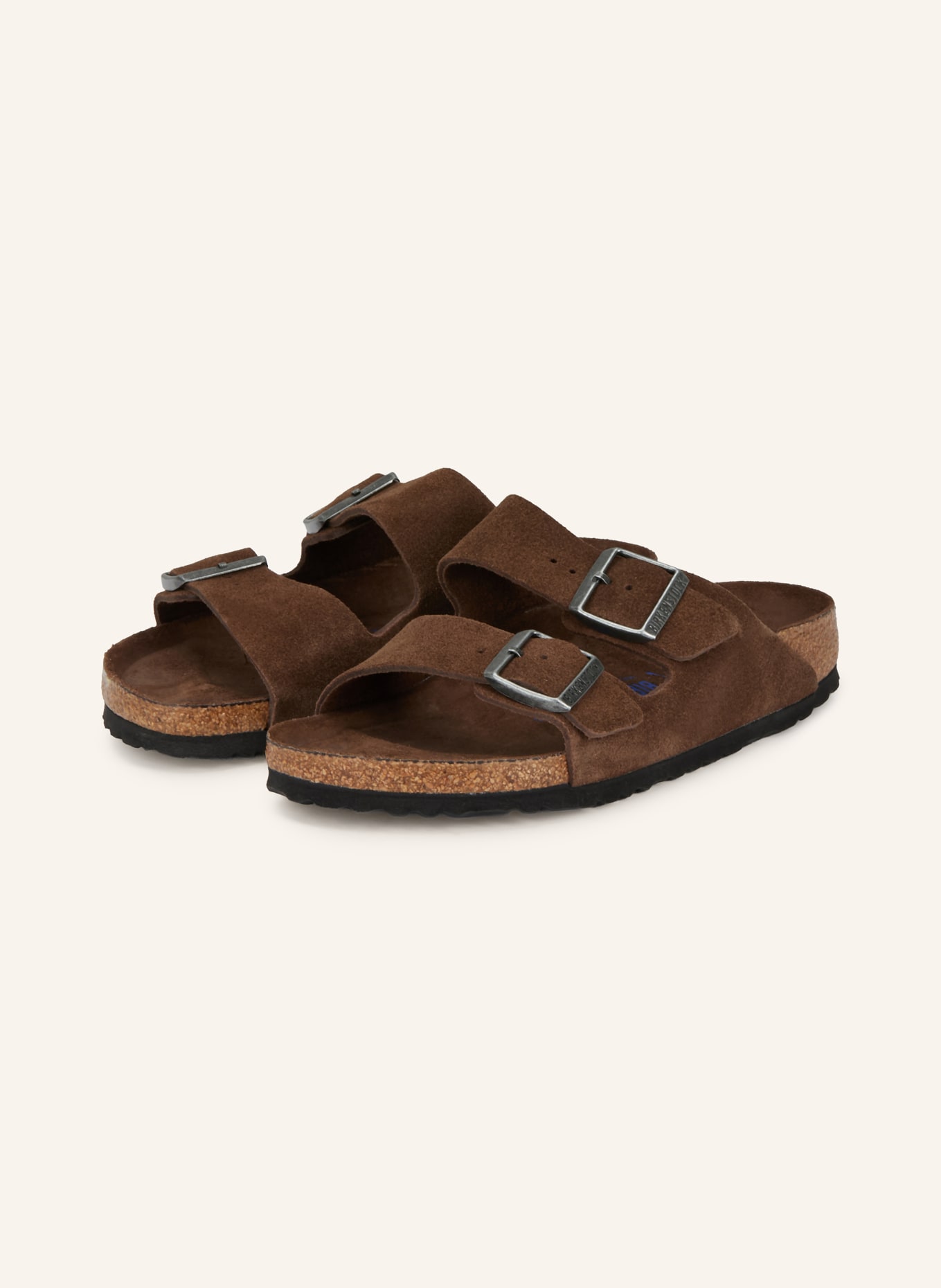 BIRKENSTOCK Klapki ARIZONA: CIEMNOBRĄZOWY