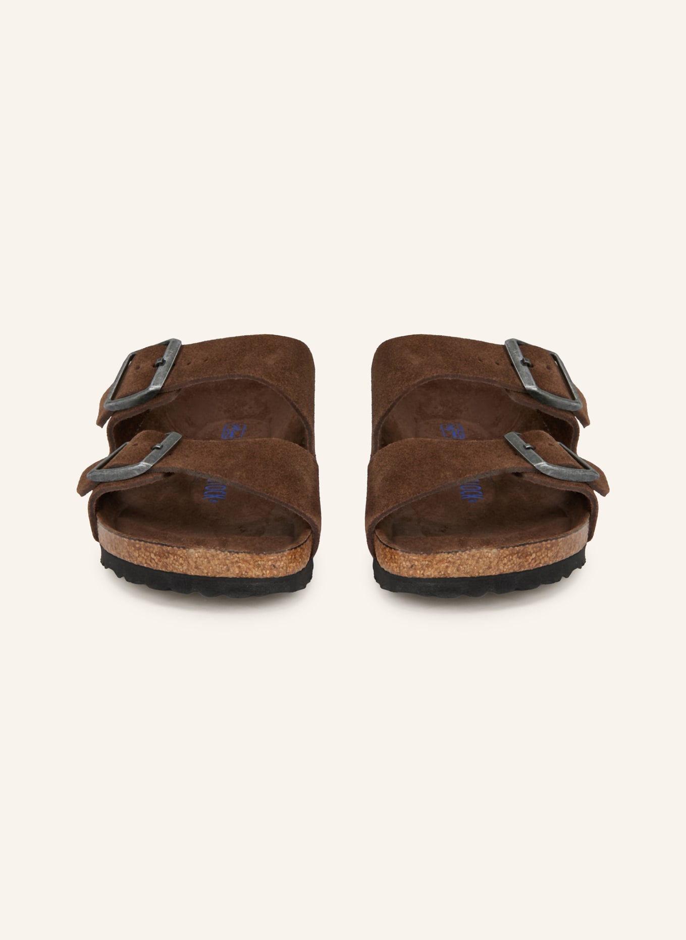 BIRKENSTOCK Klapki ARIZONA: CIEMNOBRĄZOWY