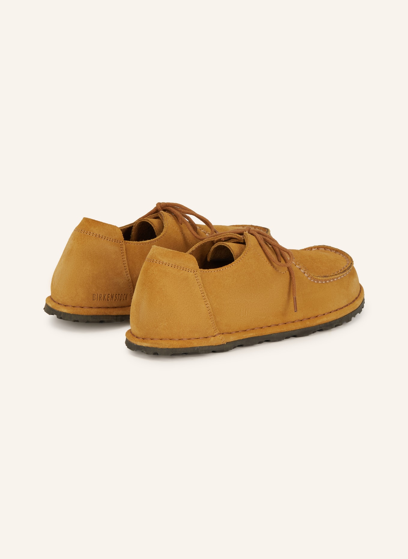 BIRKENSTOCK Desert Boots HIGHWOOD MOC LACE: COGNAC