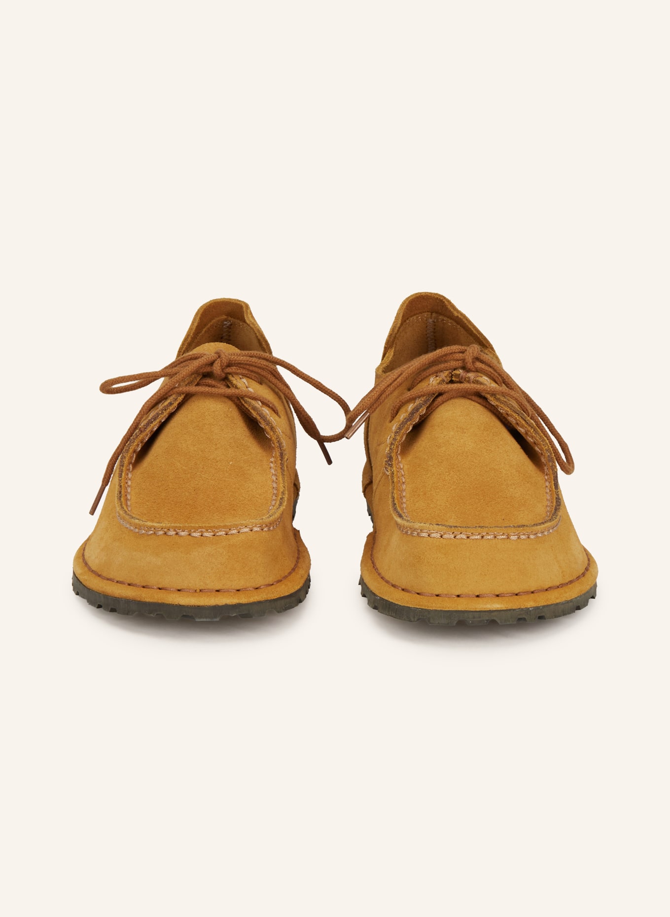 BIRKENSTOCK Desert Boots HIGHWOOD MOC LACE: COGNAC