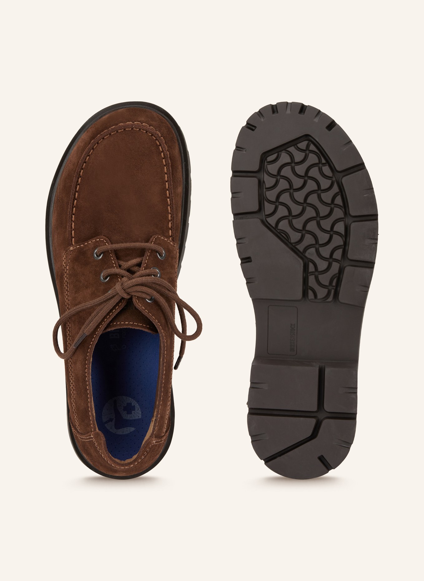 BIRKENSTOCK Schnürer HIGHWOOD MOC LACE: DUNKELBRAUN