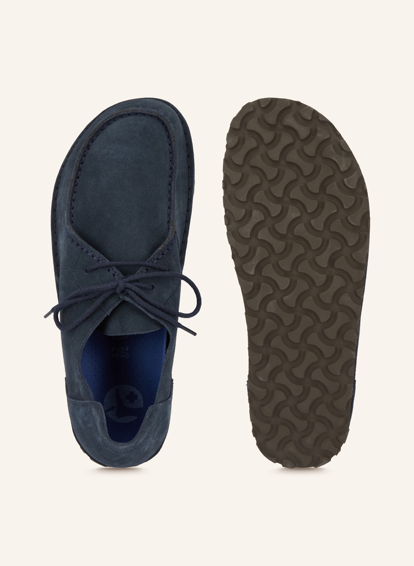 BIRKENSTOCK Desert Boots UTTI LACE: DUNKELBLAU