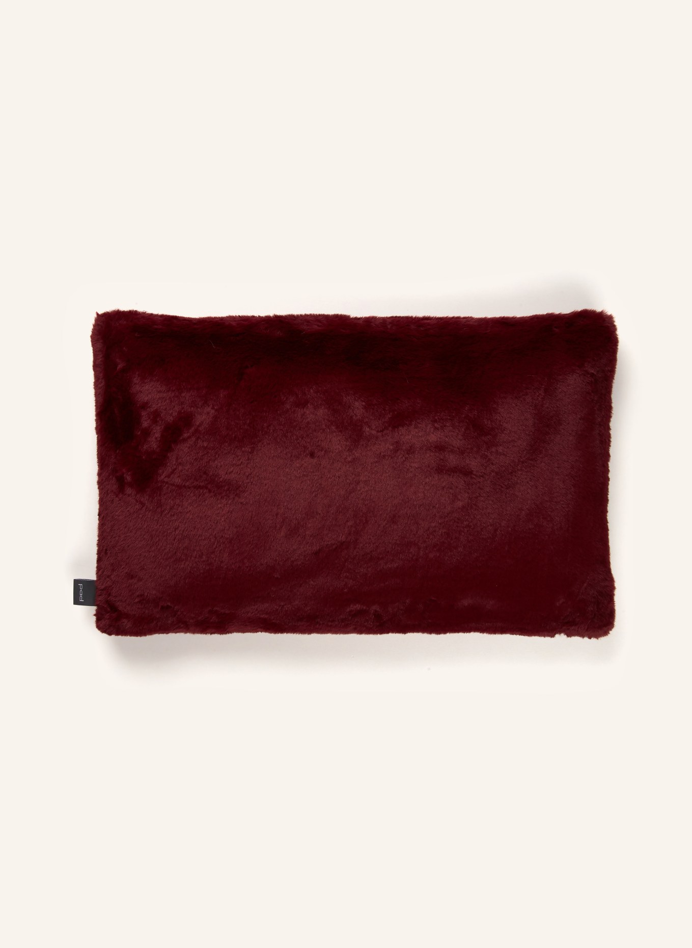 PAD Dekokissenhülle GAZE: DUNKELROT / SCHWARZ