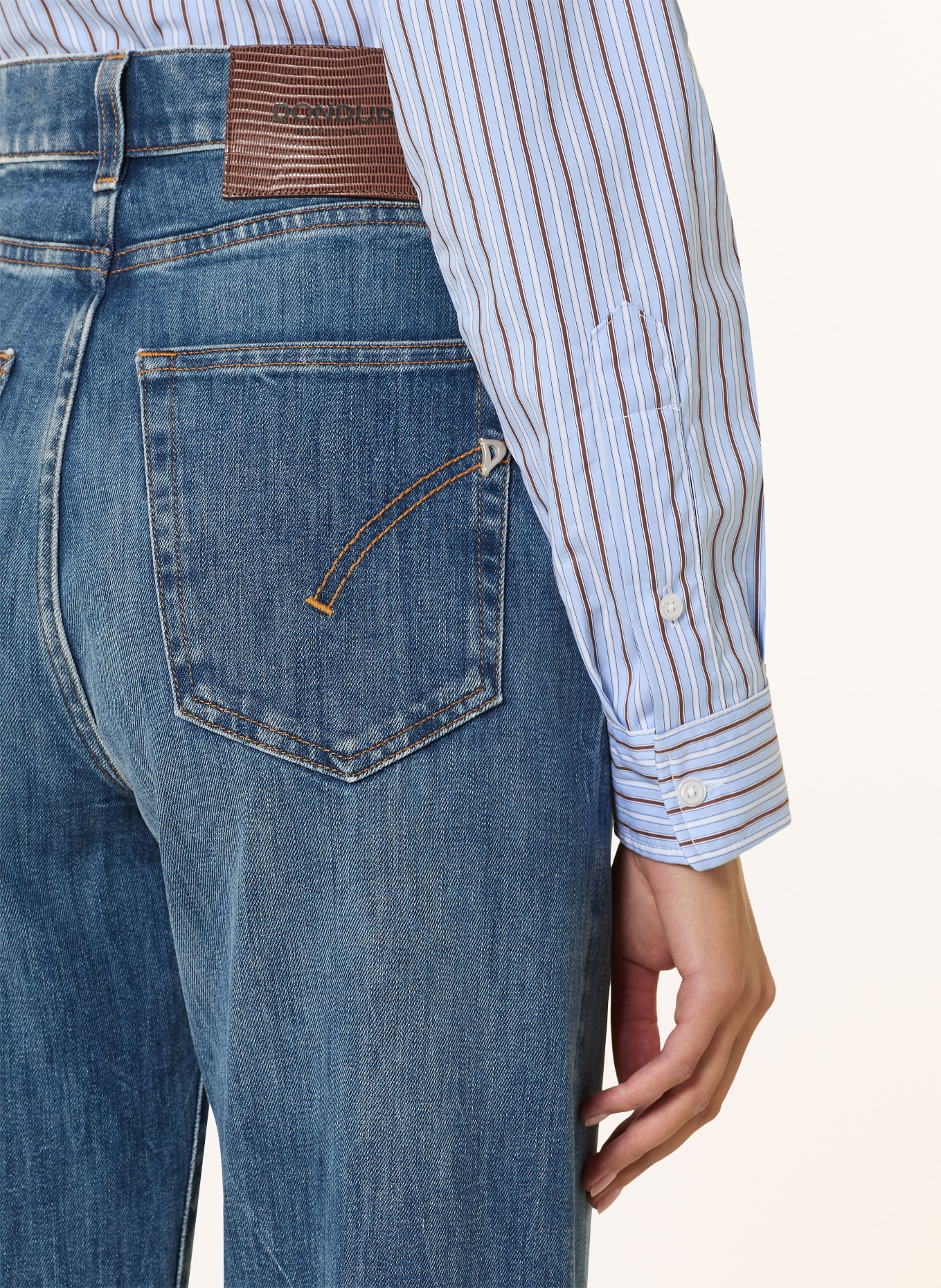 Dondup Džíny s širokými nohavicemi AMBER: 800 dublau