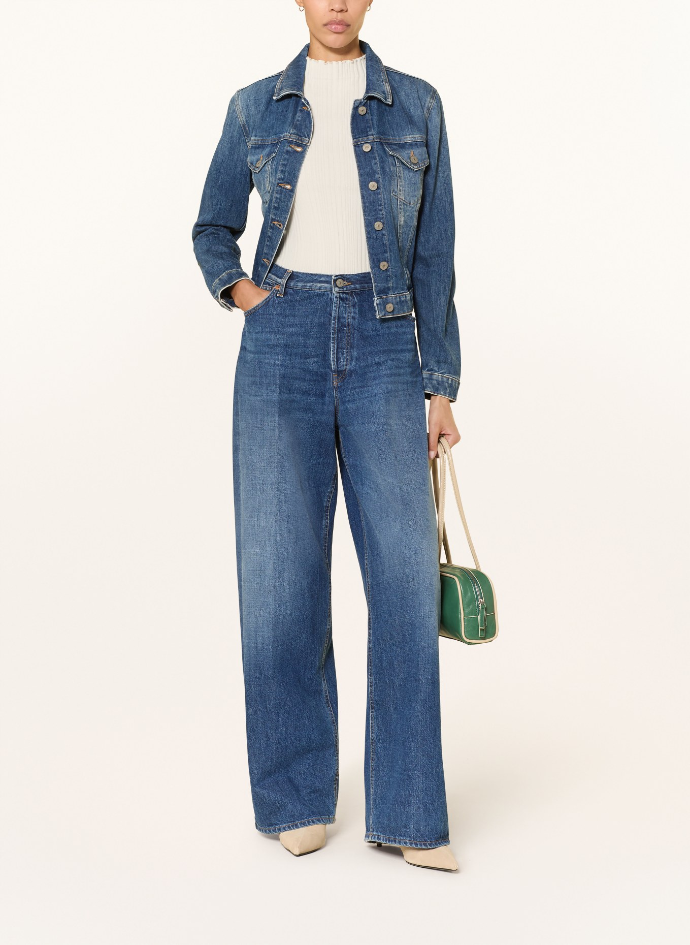 Dondup Wide Leg Jeans DAKOTA: 800 miblau