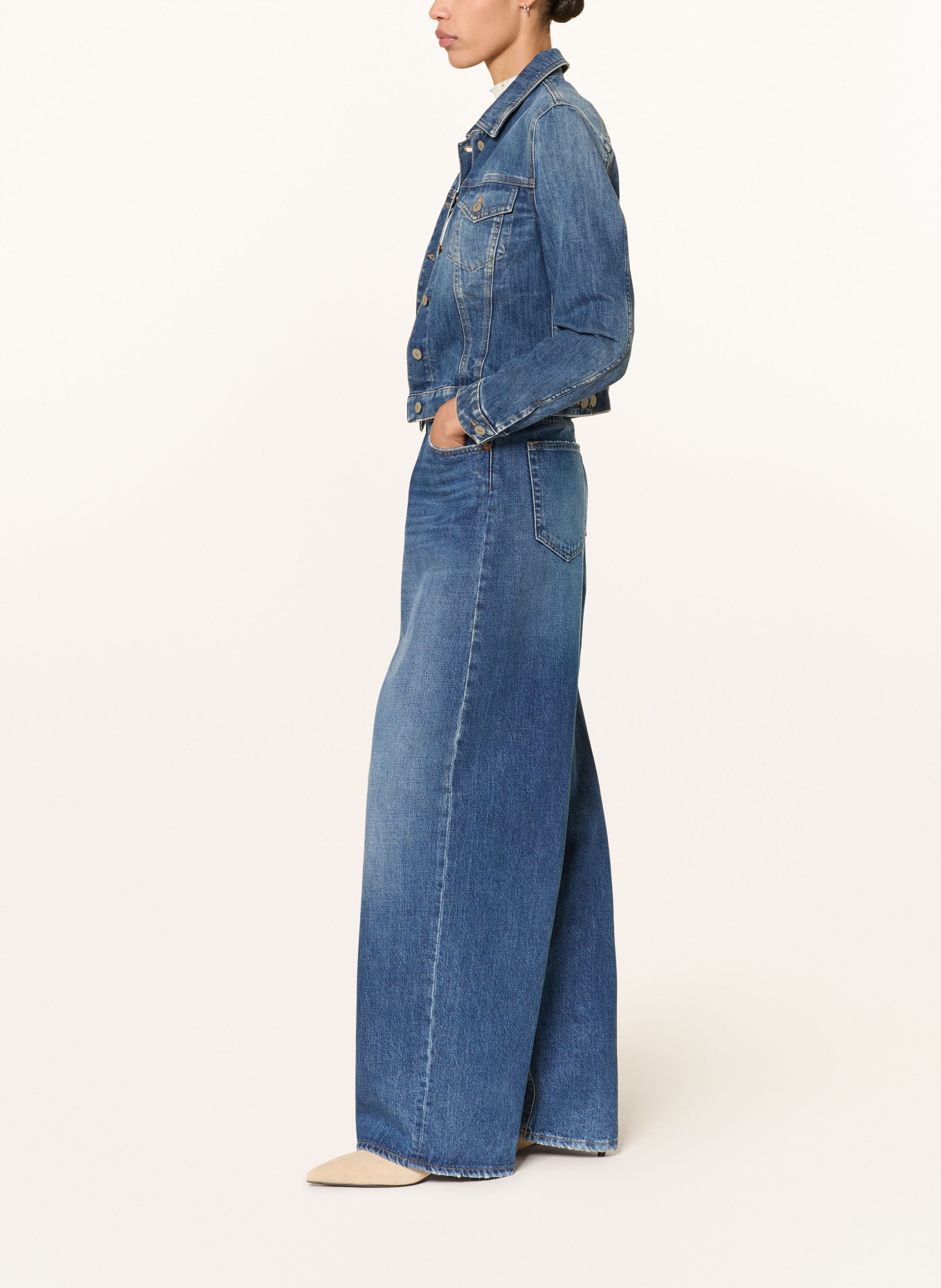 Dondup Wide Leg Jeans DAKOTA: 800 miblau