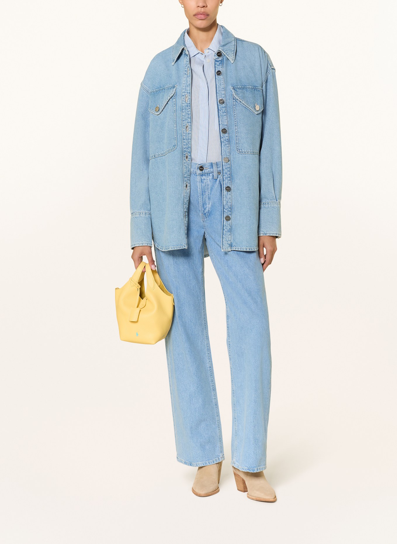 Dondup Jeans-Overshirt: HELLBLAU