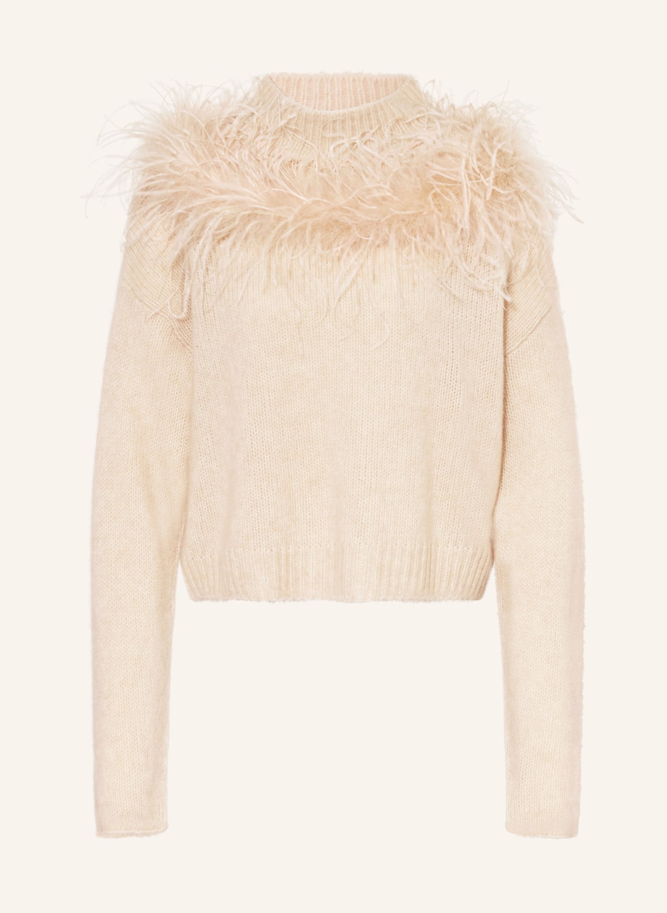 HEMISPHERE Pullover mit Cashmere: BEIGE