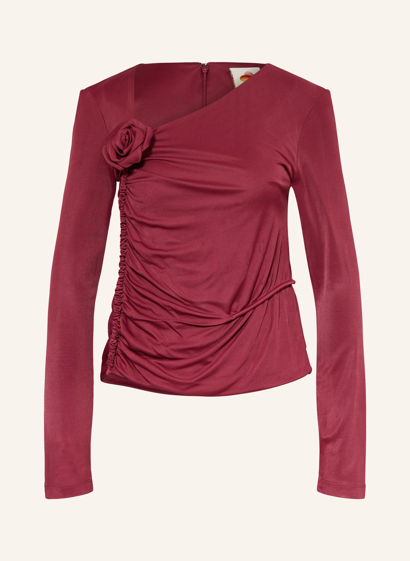 FARM RIO Blusenshirt: DUNKELROT