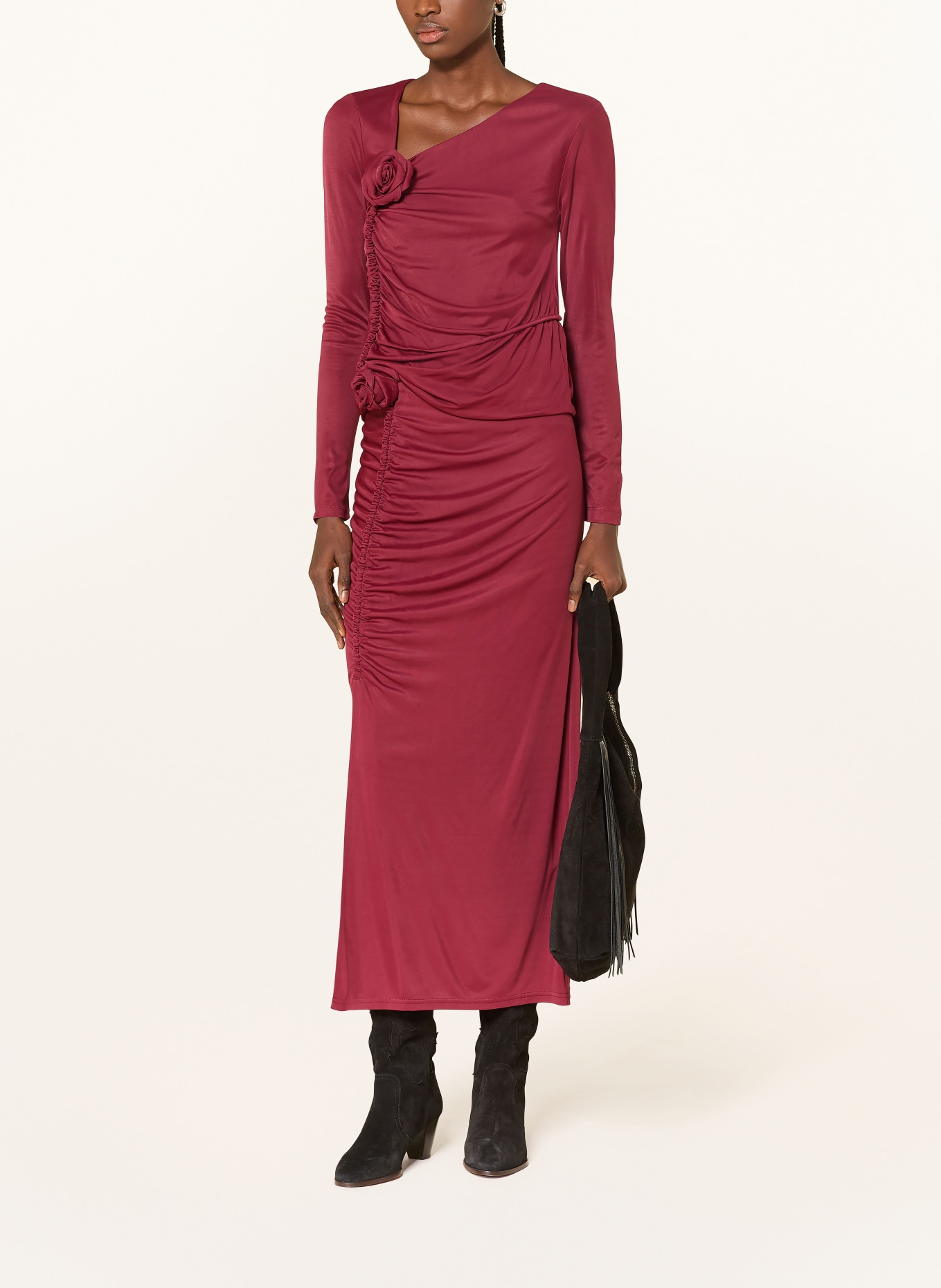 FARM RIO Blusenshirt: DUNKELROT