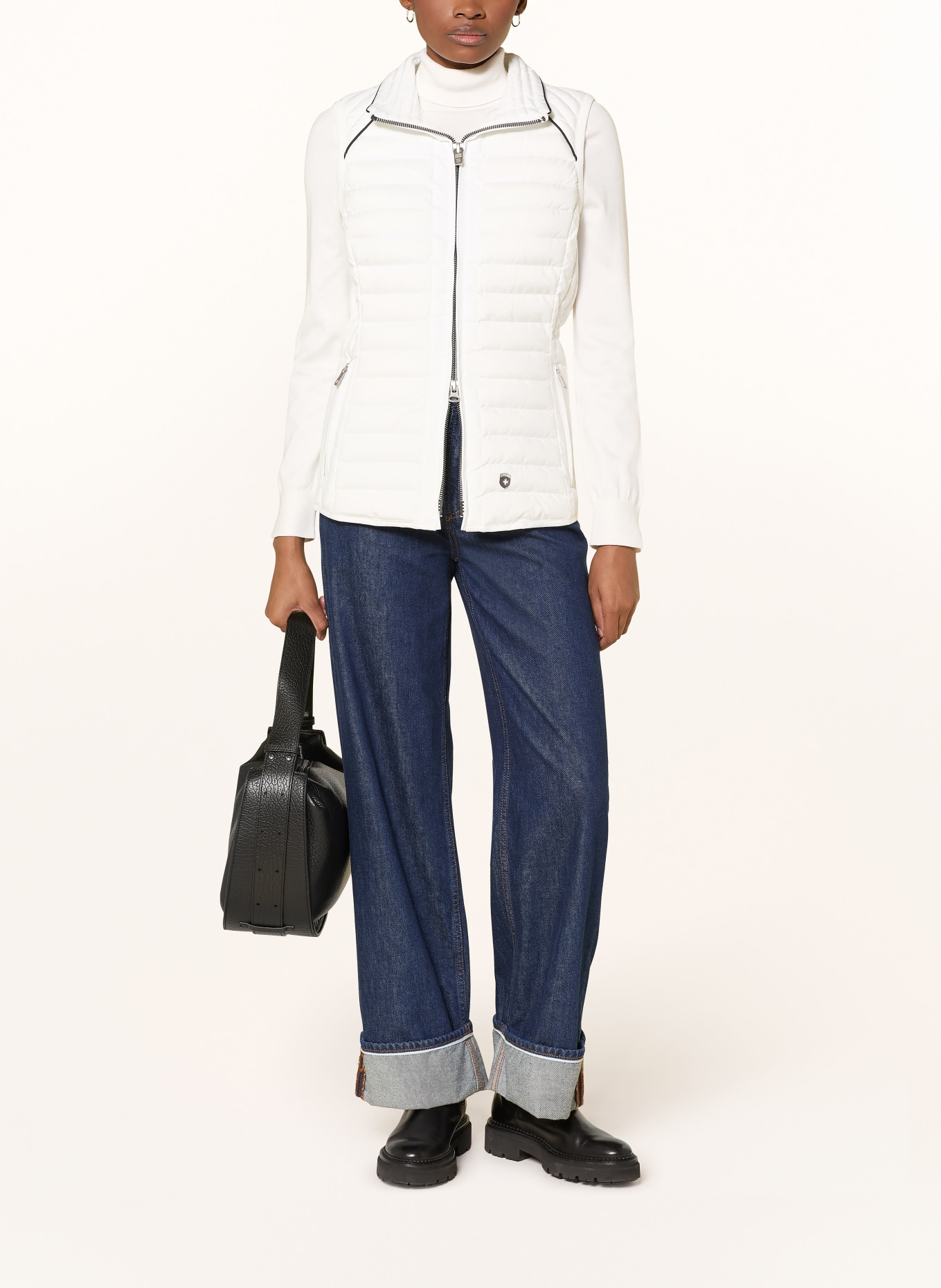 WELLENSTEYN Steppweste MOLL LADY VEST: WEISS