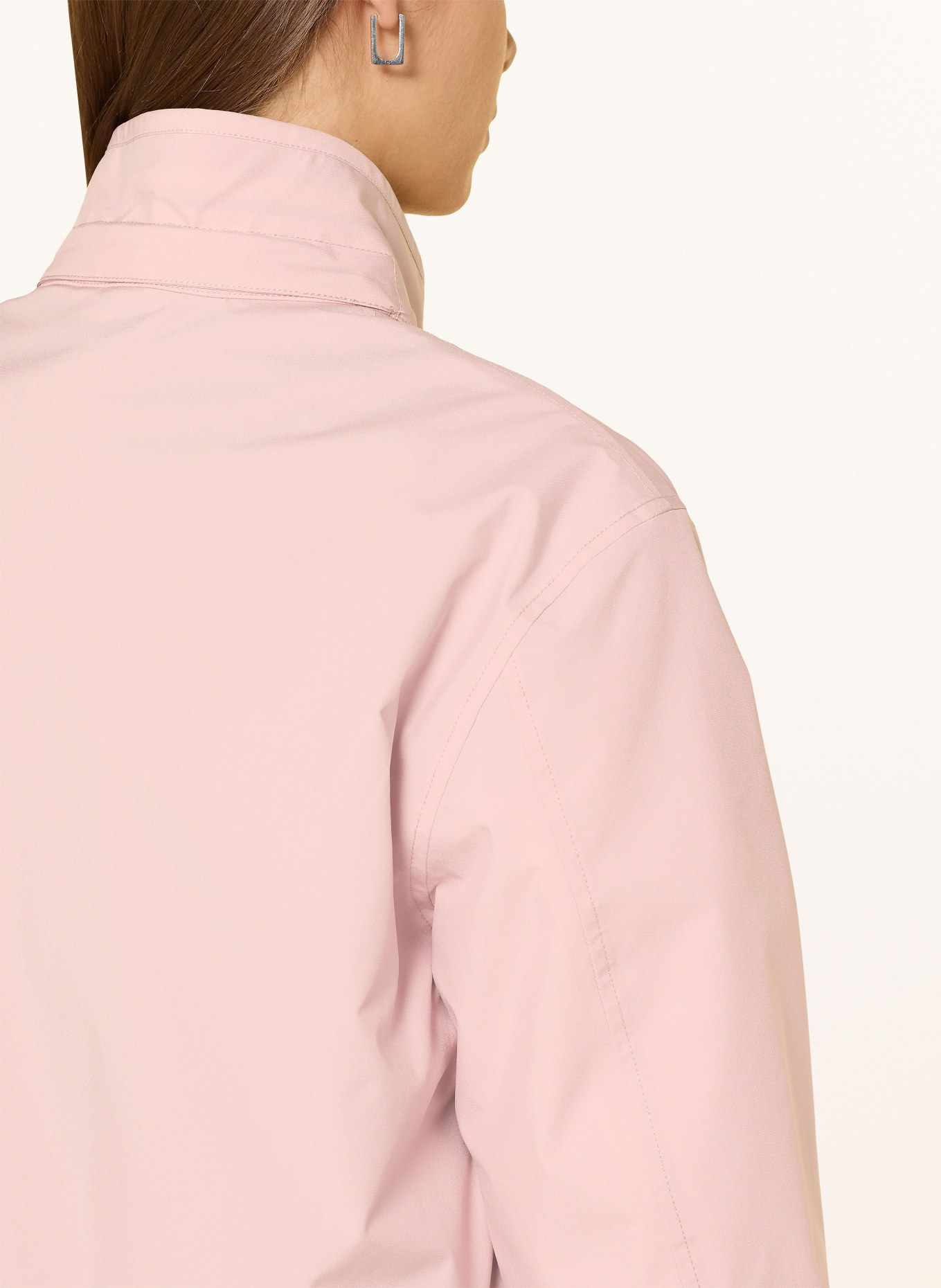 WELLENSTEYN COLLEGE LADY blouson with detachable hood: PINK / GRAY