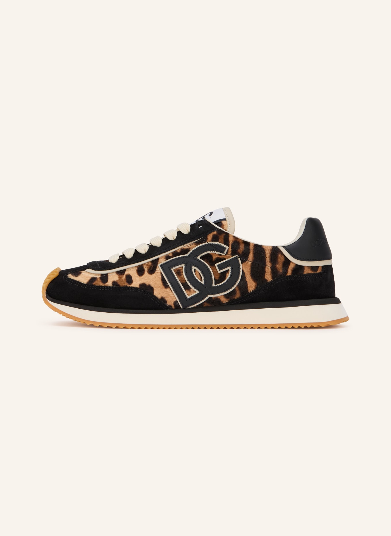 DOLCE & GABBANA Sneaker: BRAUN / HELLBRAUN / SCHWARZ