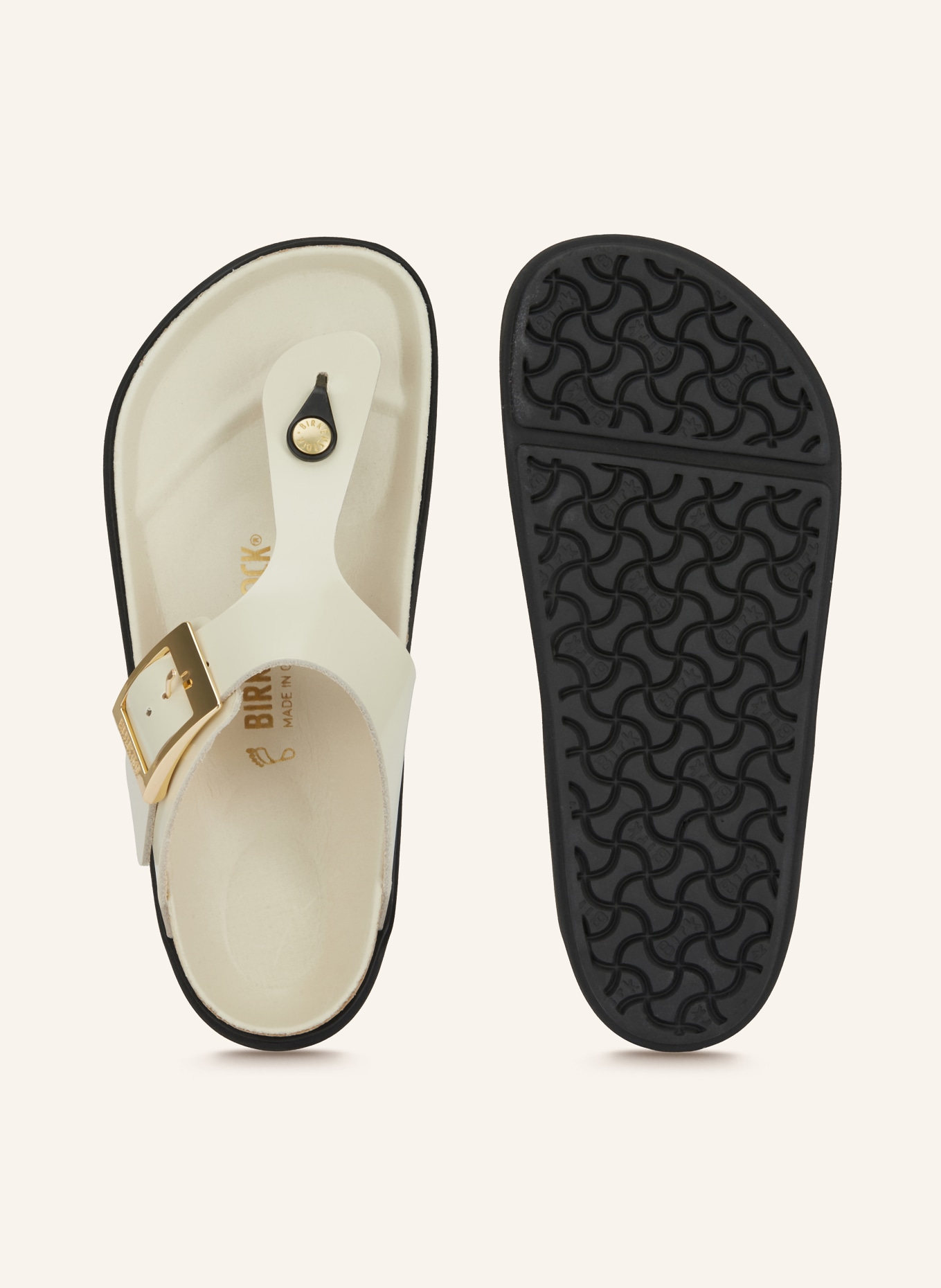BIRKENSTOCK Toe separator GIZEH: CREAM