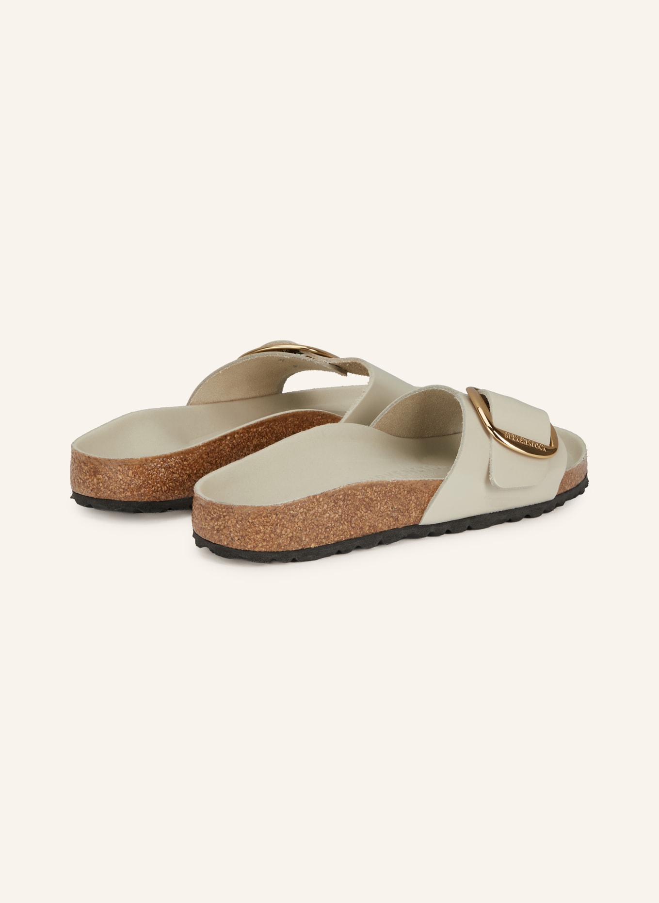 BIRKENSTOCK MADRID BIG BUCKLE mules: CREAM