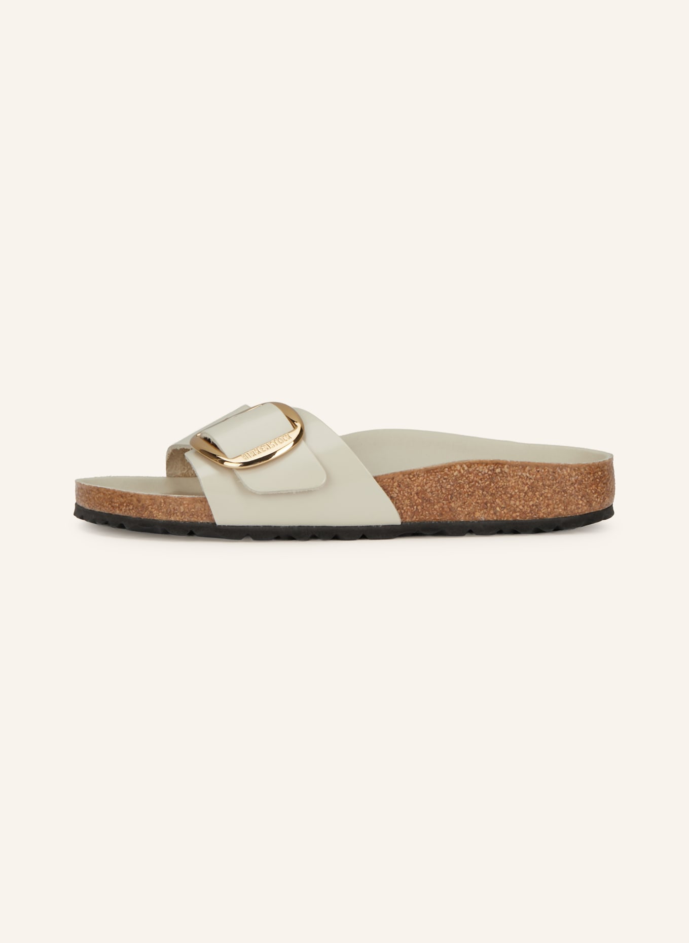 BIRKENSTOCK MADRID BIG BUCKLE mules: CREAM