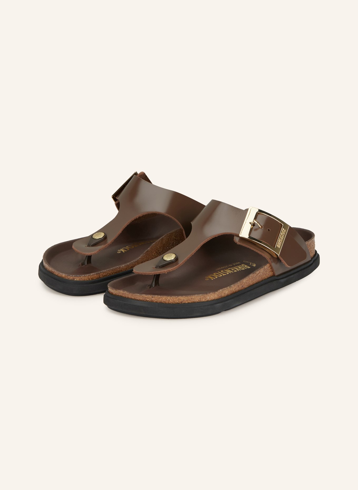 BIRKENSTOCK GIZEH Toe Separators: DARK BROWN