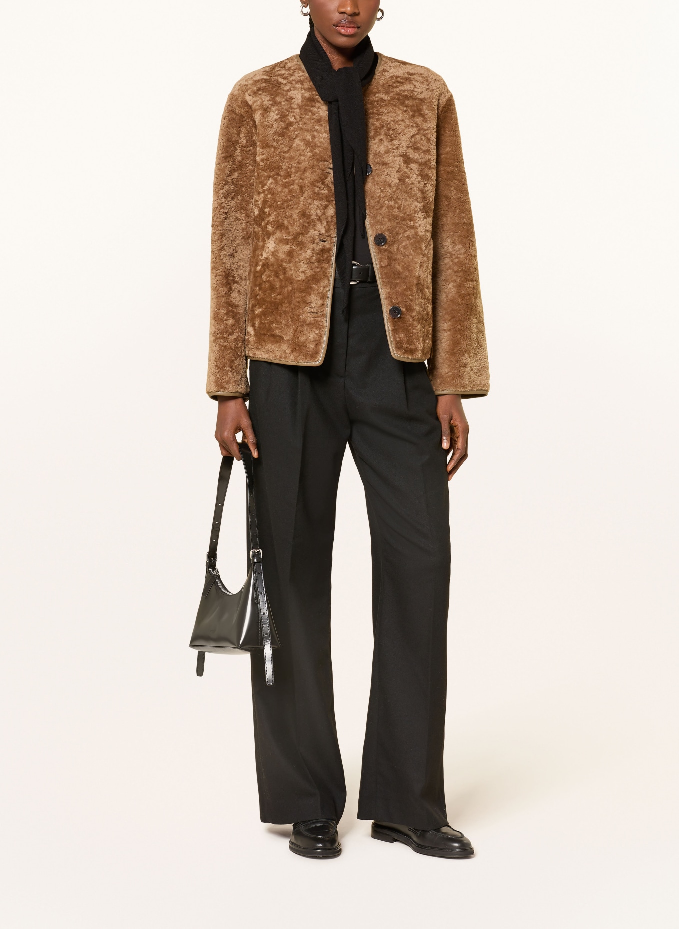 ARMA Lederjacke LUCINE zum Wenden: BRAUN