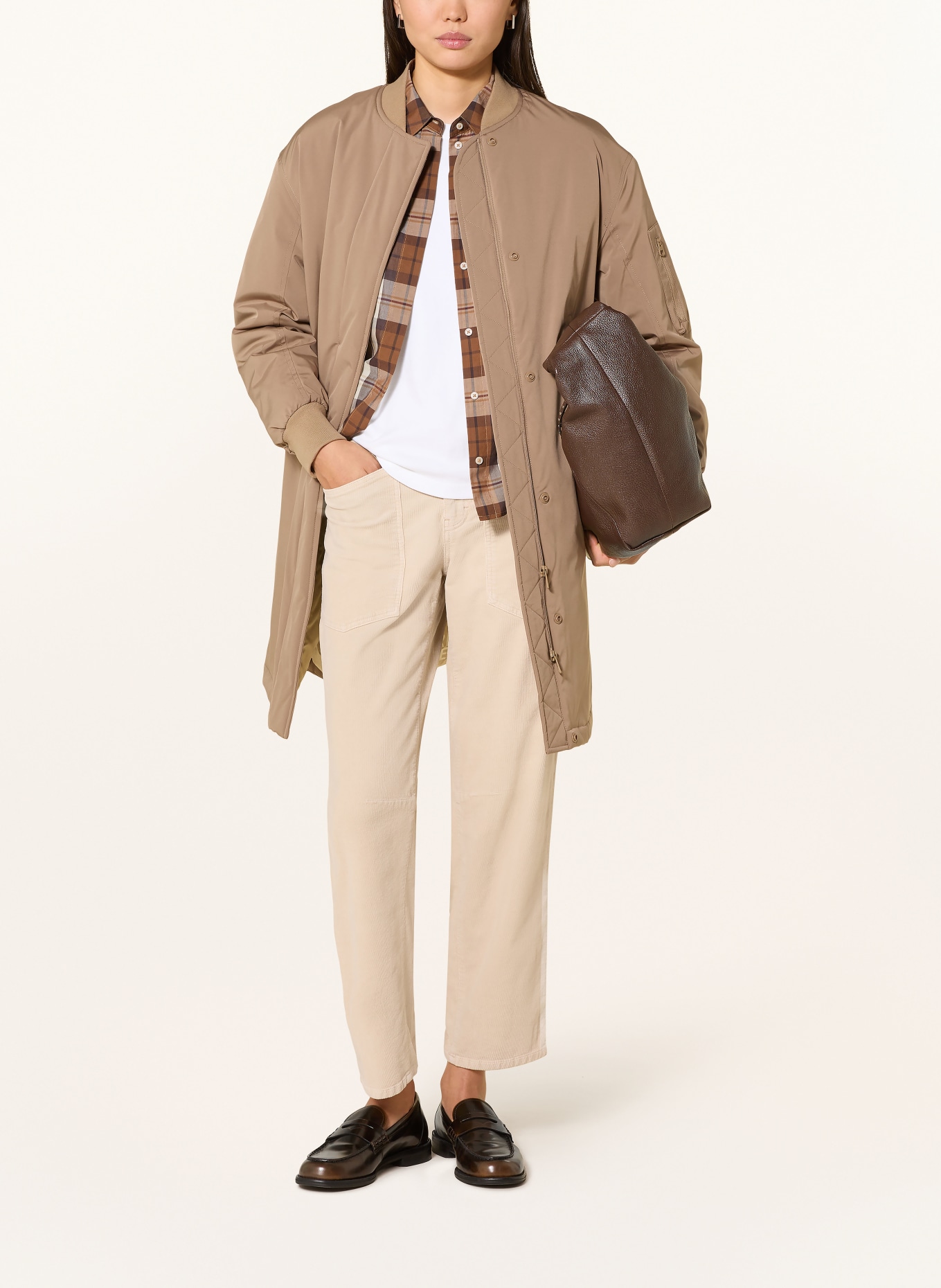 OPUS PANTS Cordhose MELLY BREEZE: 2088 macadamia