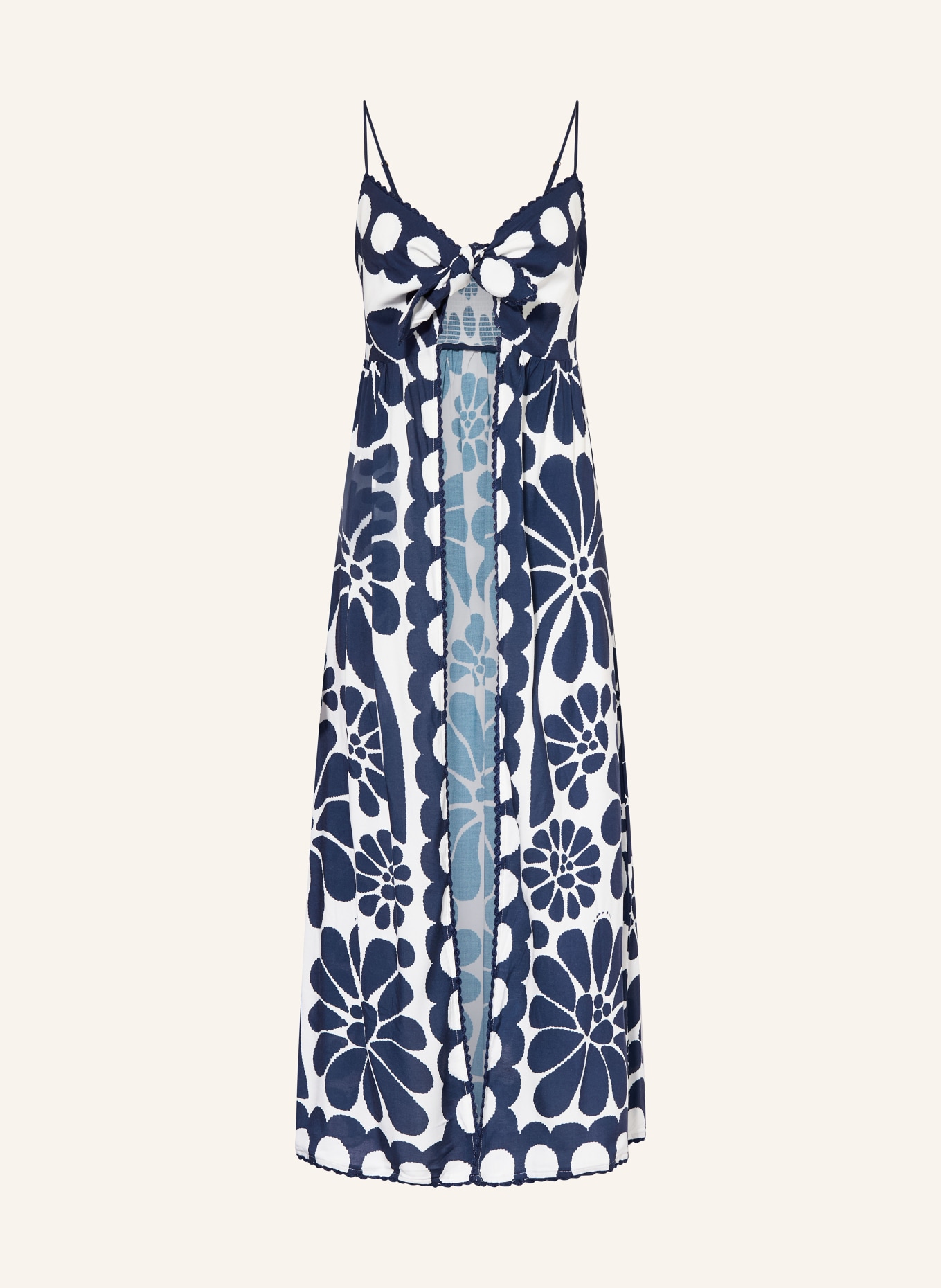 FARM RIO Strandkleid PALERMO: DUNKELBLAU / WEISS