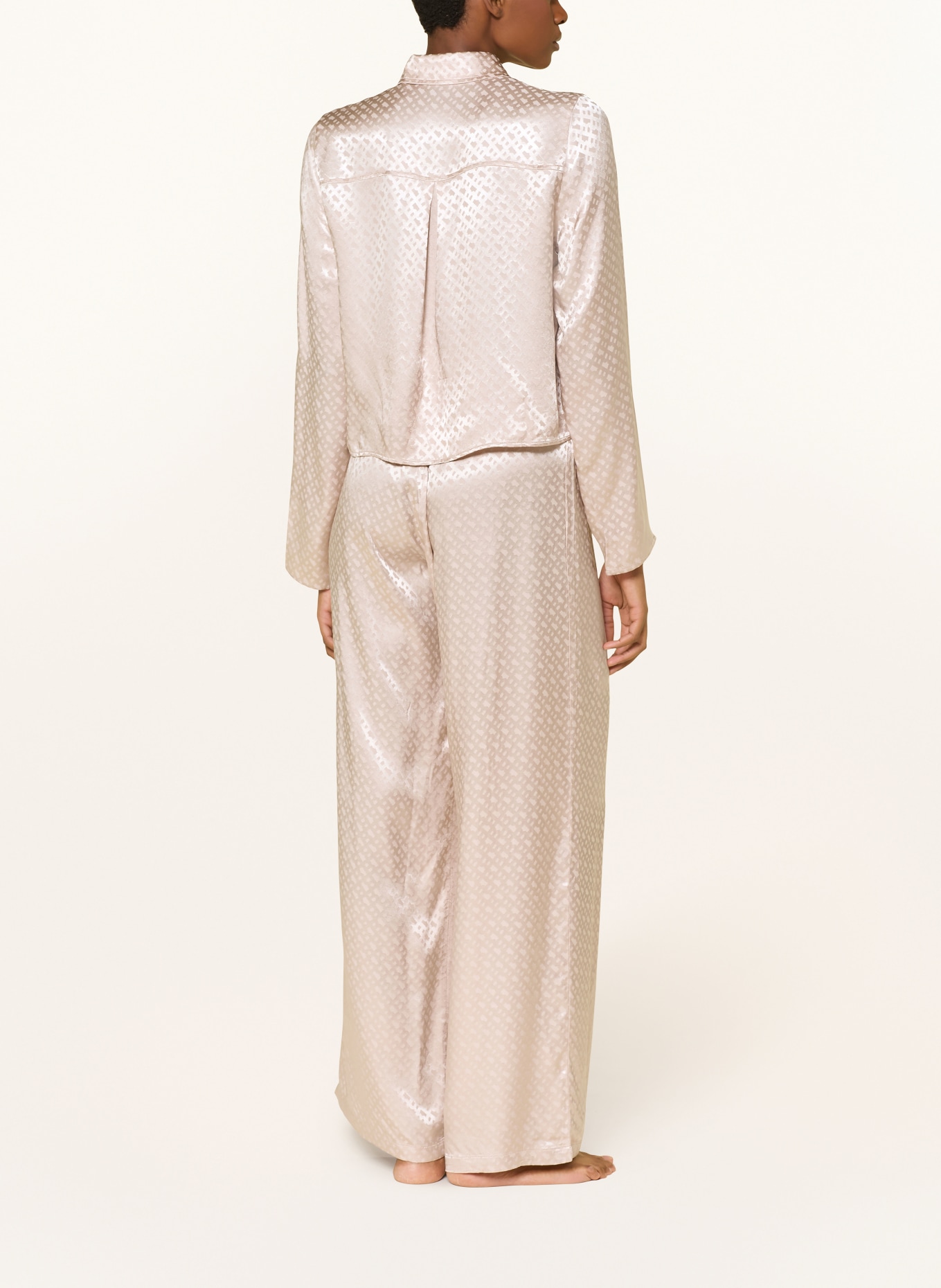 BOSS Schlafshirt MONOGRAM: BEIGE