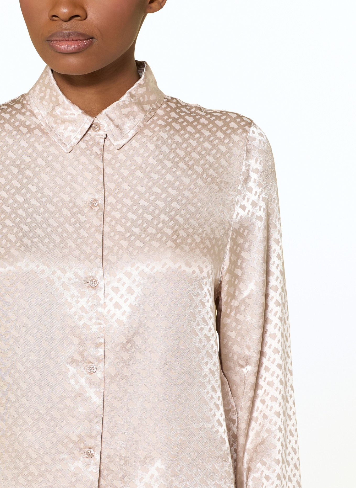 BOSS Schlafshirt MONOGRAM: BEIGE