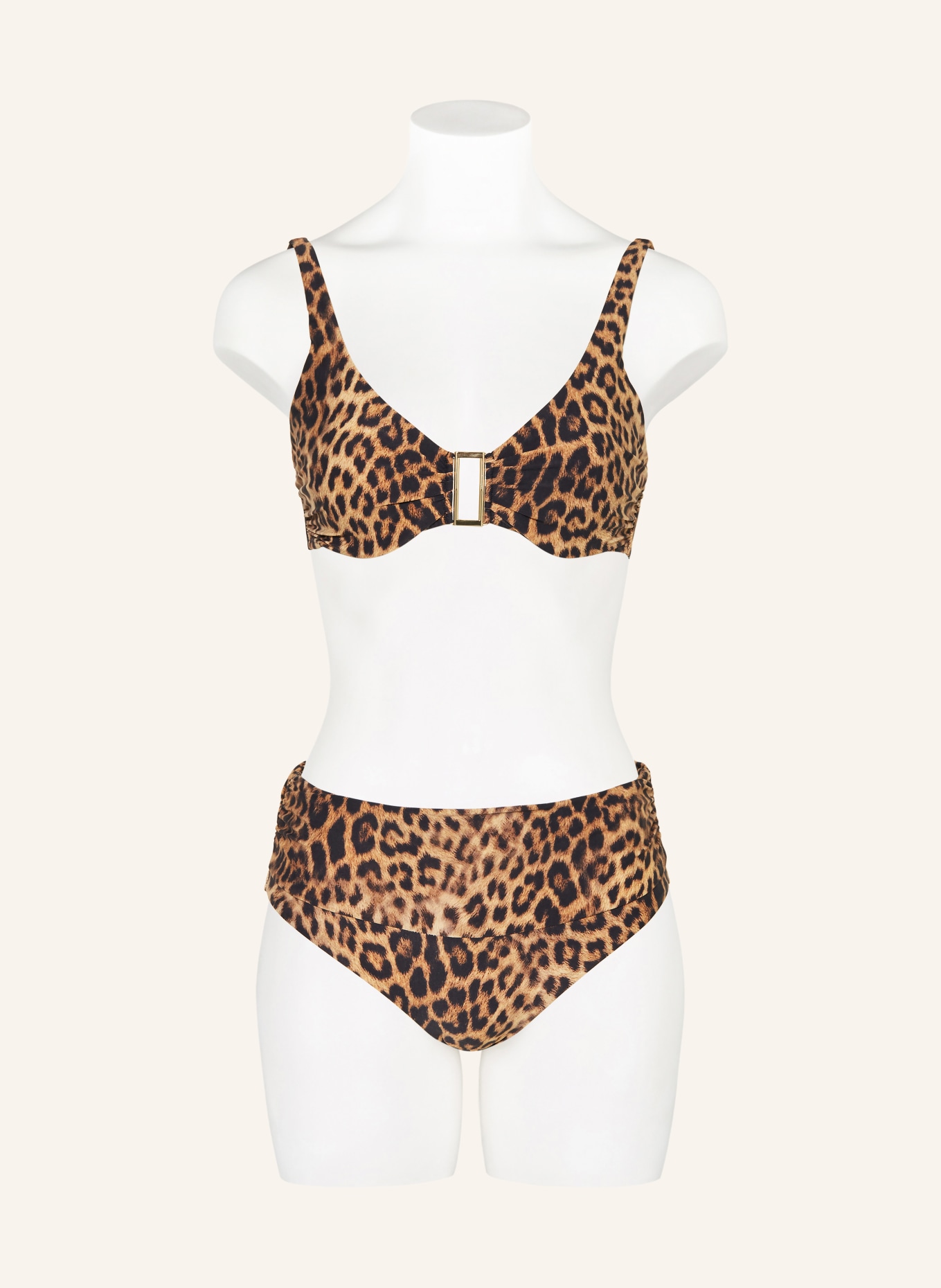 MELISSA ODABASH Bügel-Bikini-Top BEL AIR: BRAUN / DUNKELBRAUN