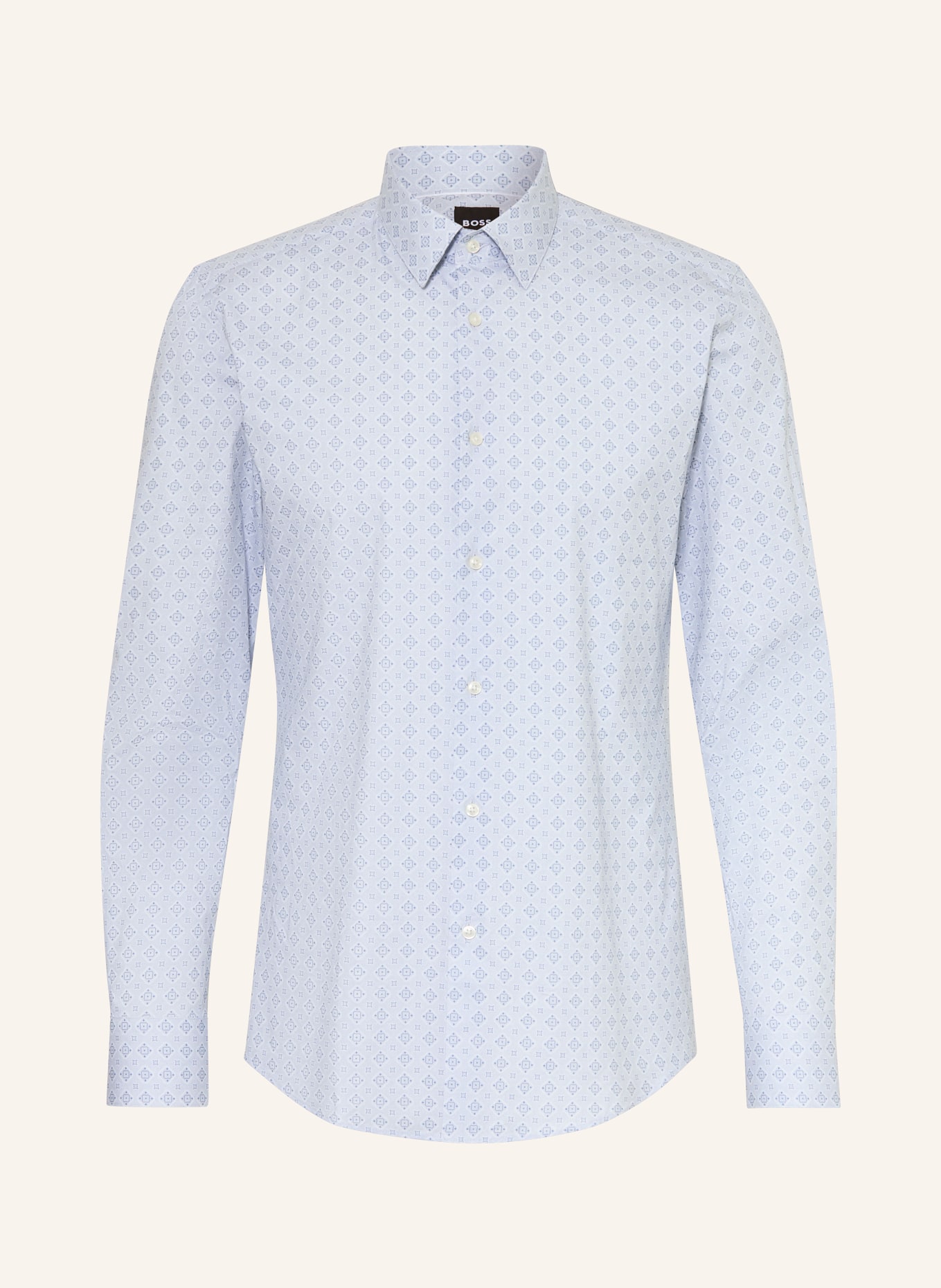 BOSS Hemd HANK Slim Fit: HELLBLAU / BLAU