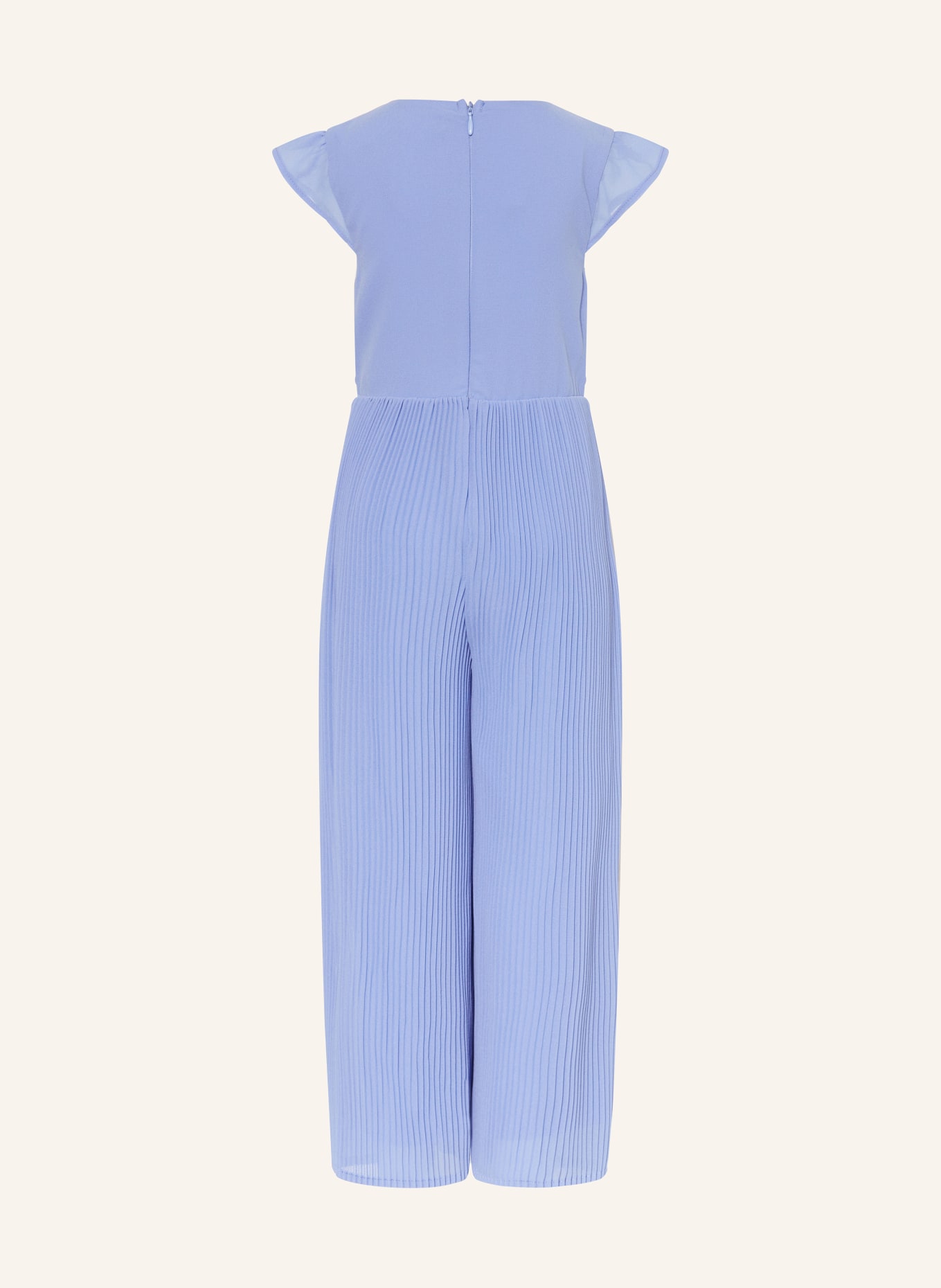 s.Oliver RED Jumpsuit mit Plissees: HELLBLAU