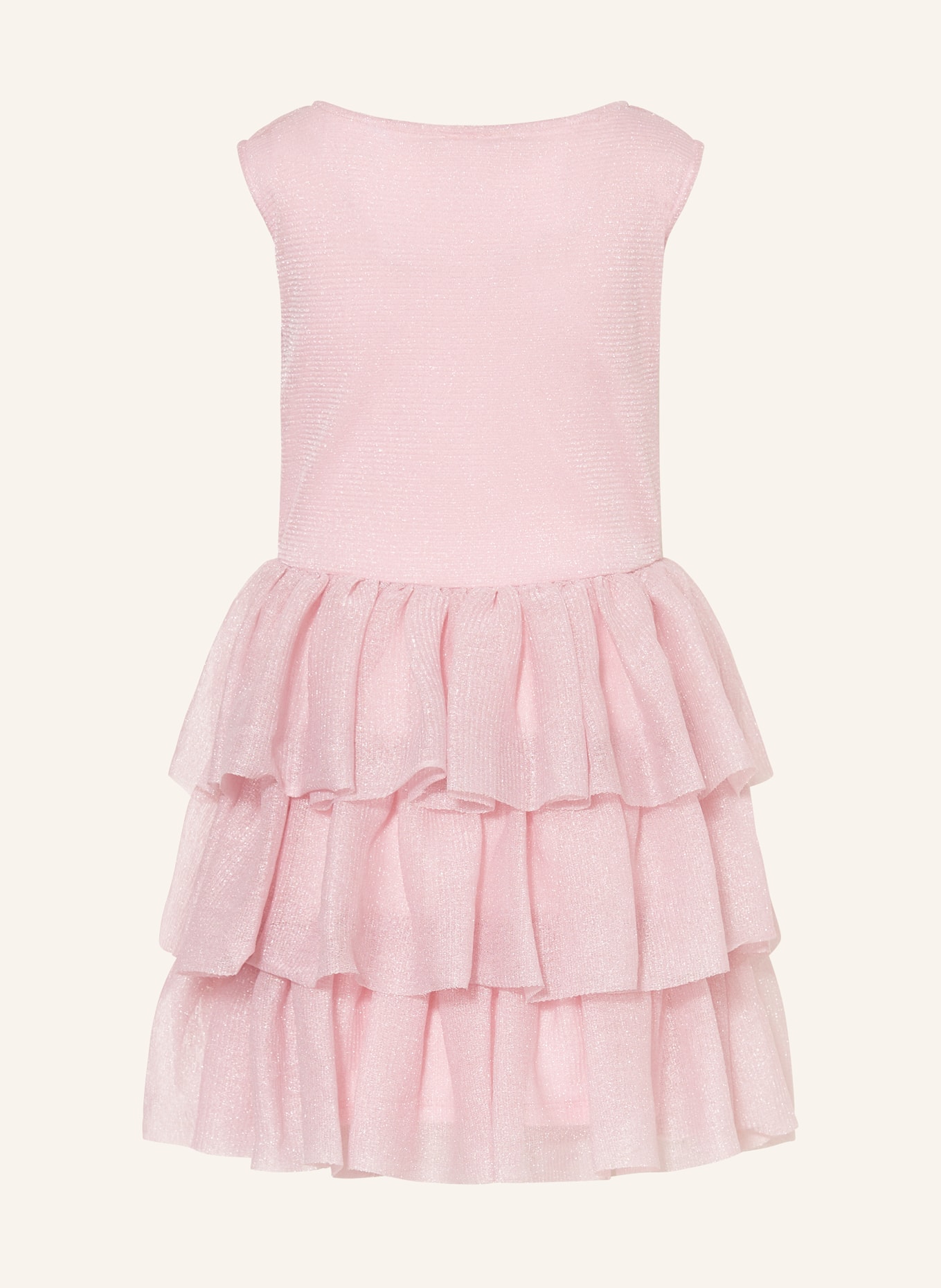 s.Oliver RED Sukienka z błyszczącą nicią: JASNORÓŻOWY