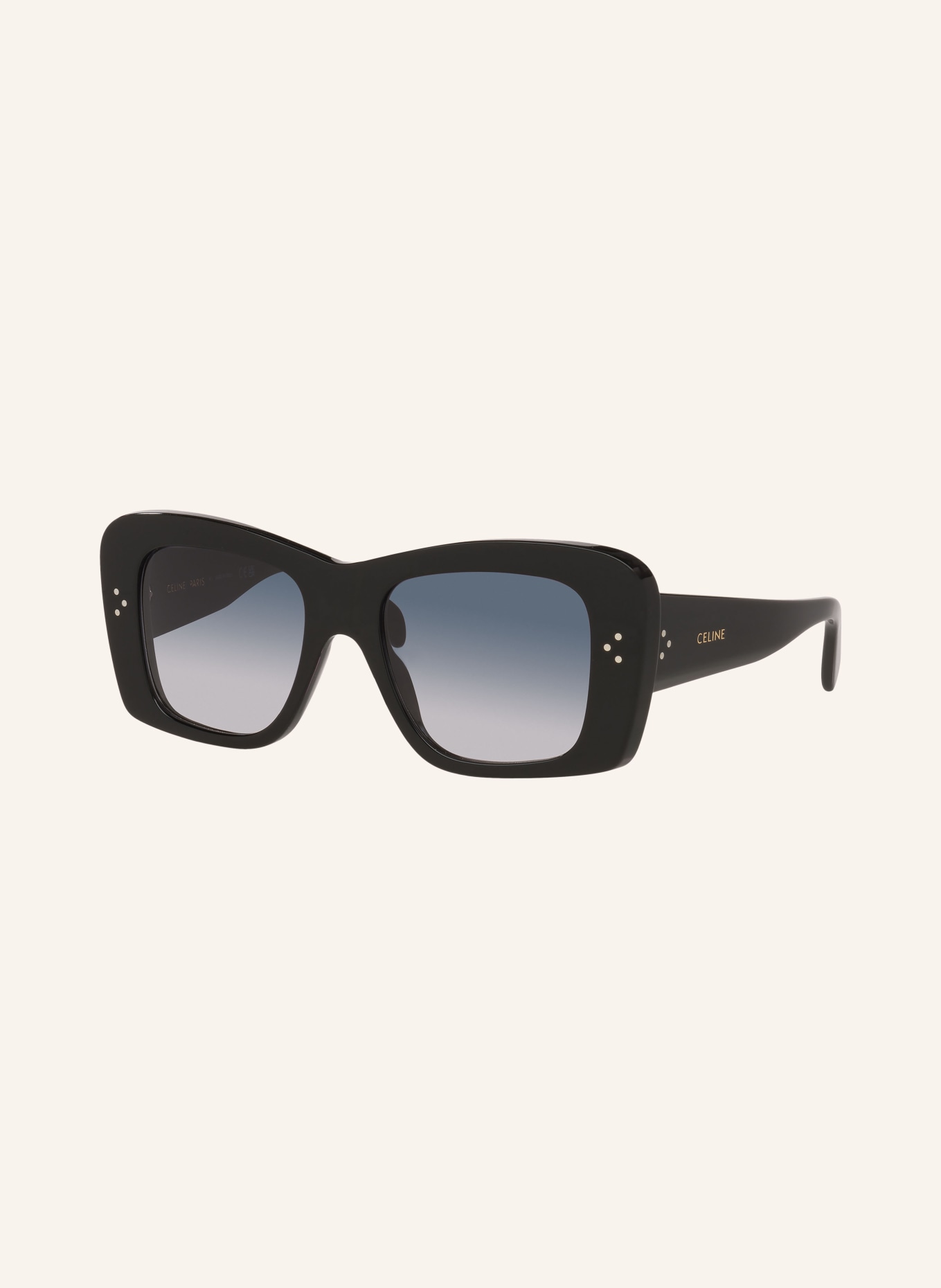 CELINE Sonnenbrille CL000576: SCHWARZ/ GRAU VERLAUF