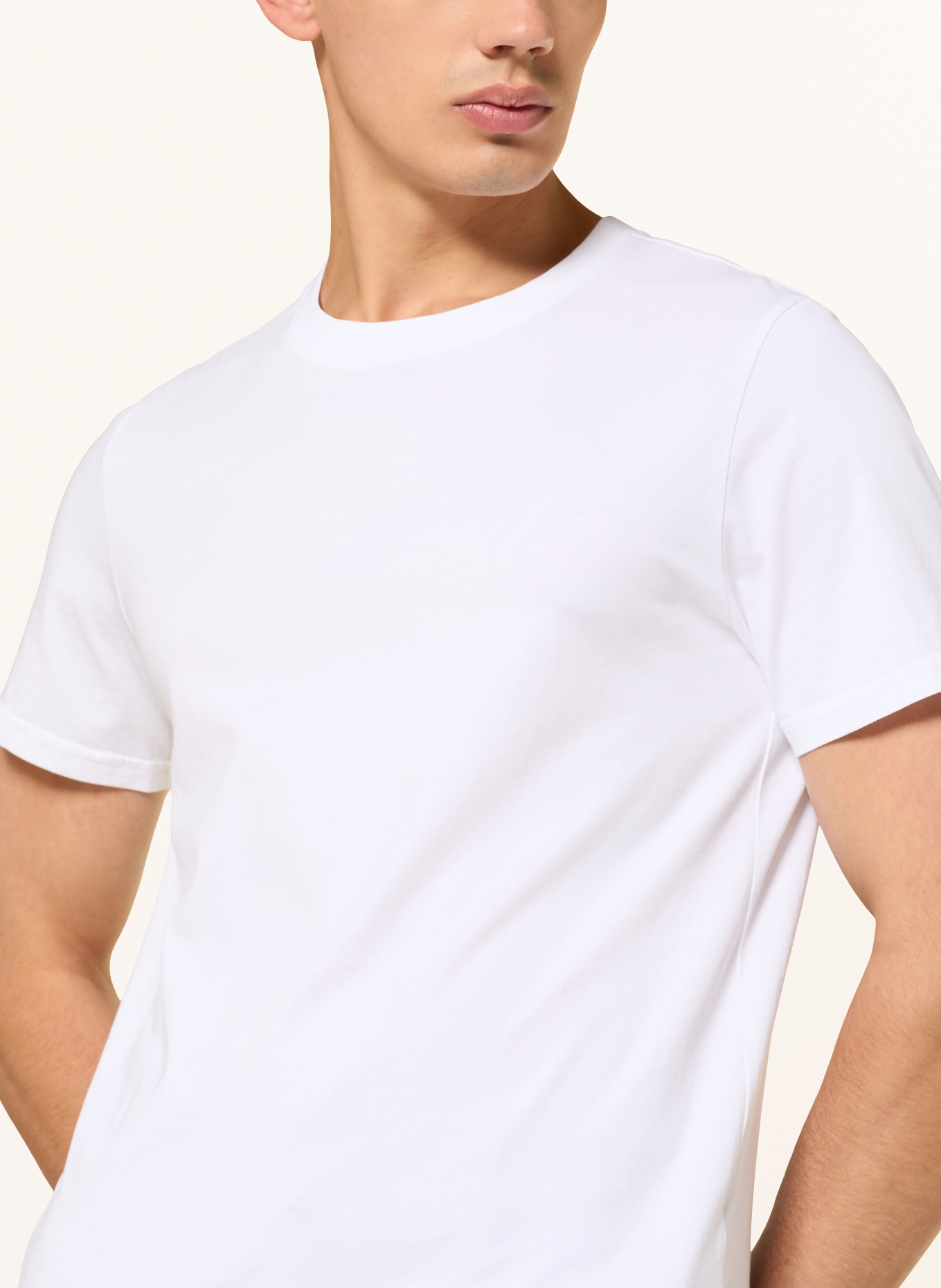 NN.07 T-Shirt PERCY: WEISS