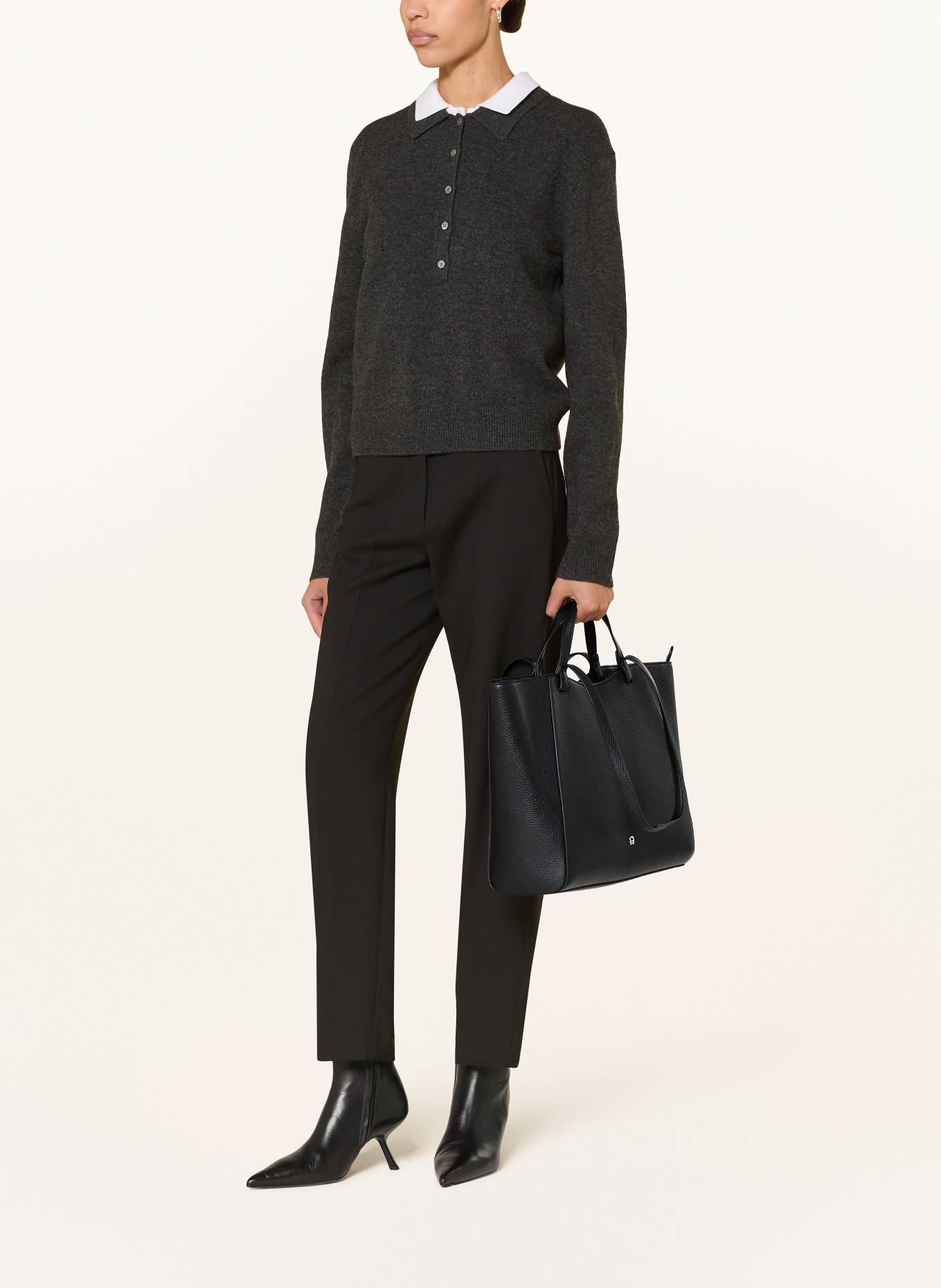 AIGNER PURA Shopper: BLACK / GOLD