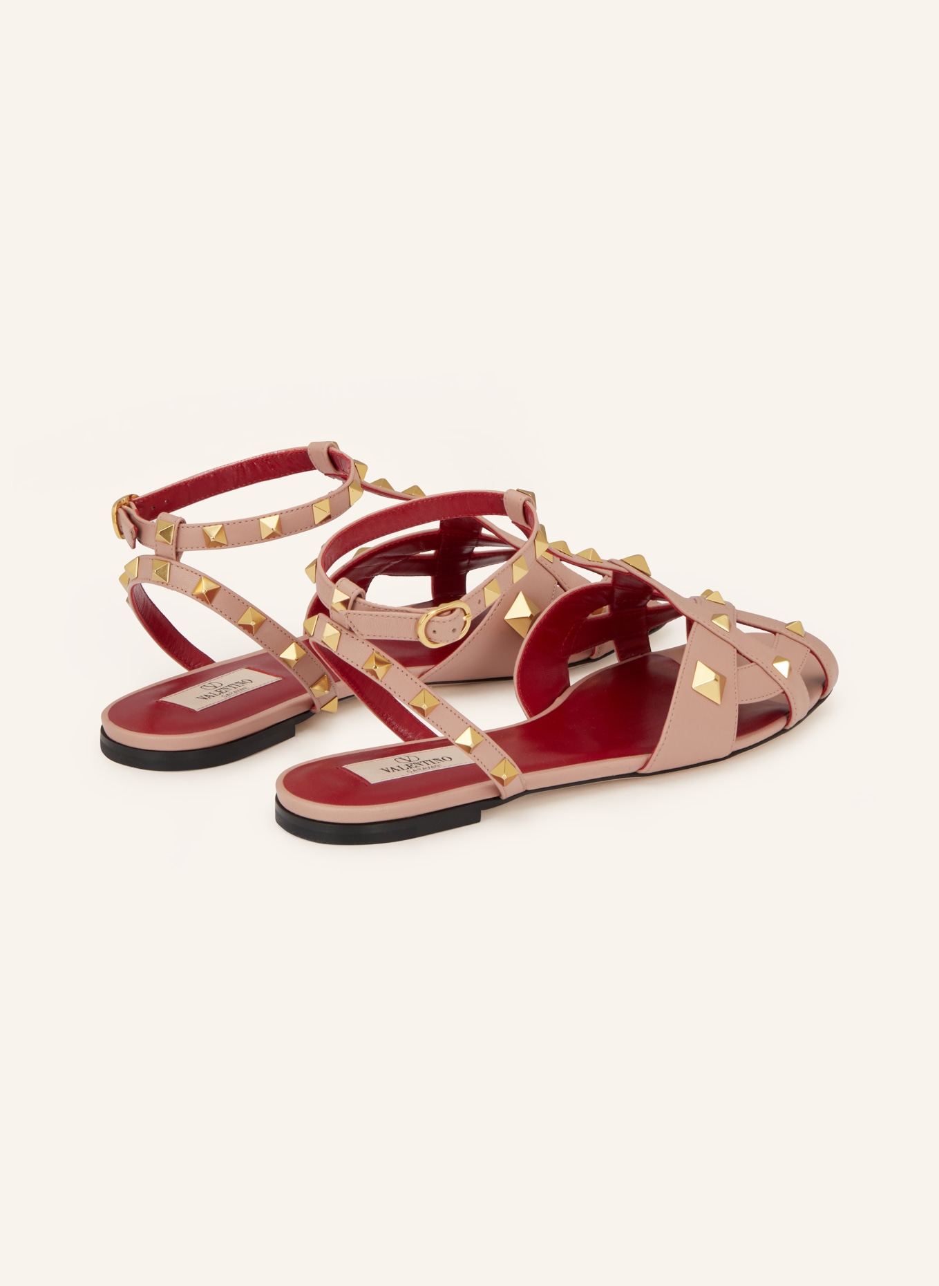 VALENTINO GARAVANI Sandalen VG STUDDY mit Nieten: ROSÉ