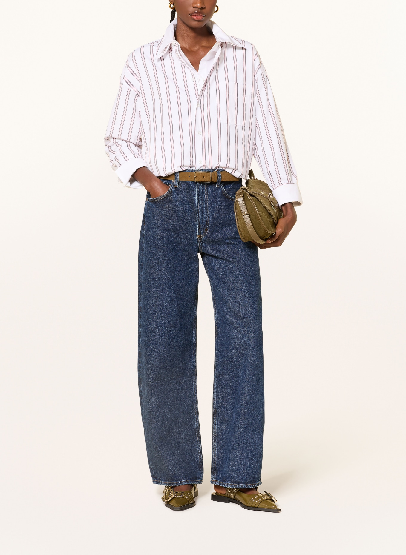 AGOLDE Wide Leg Jeans PENDULUM: pendulum medium indigo