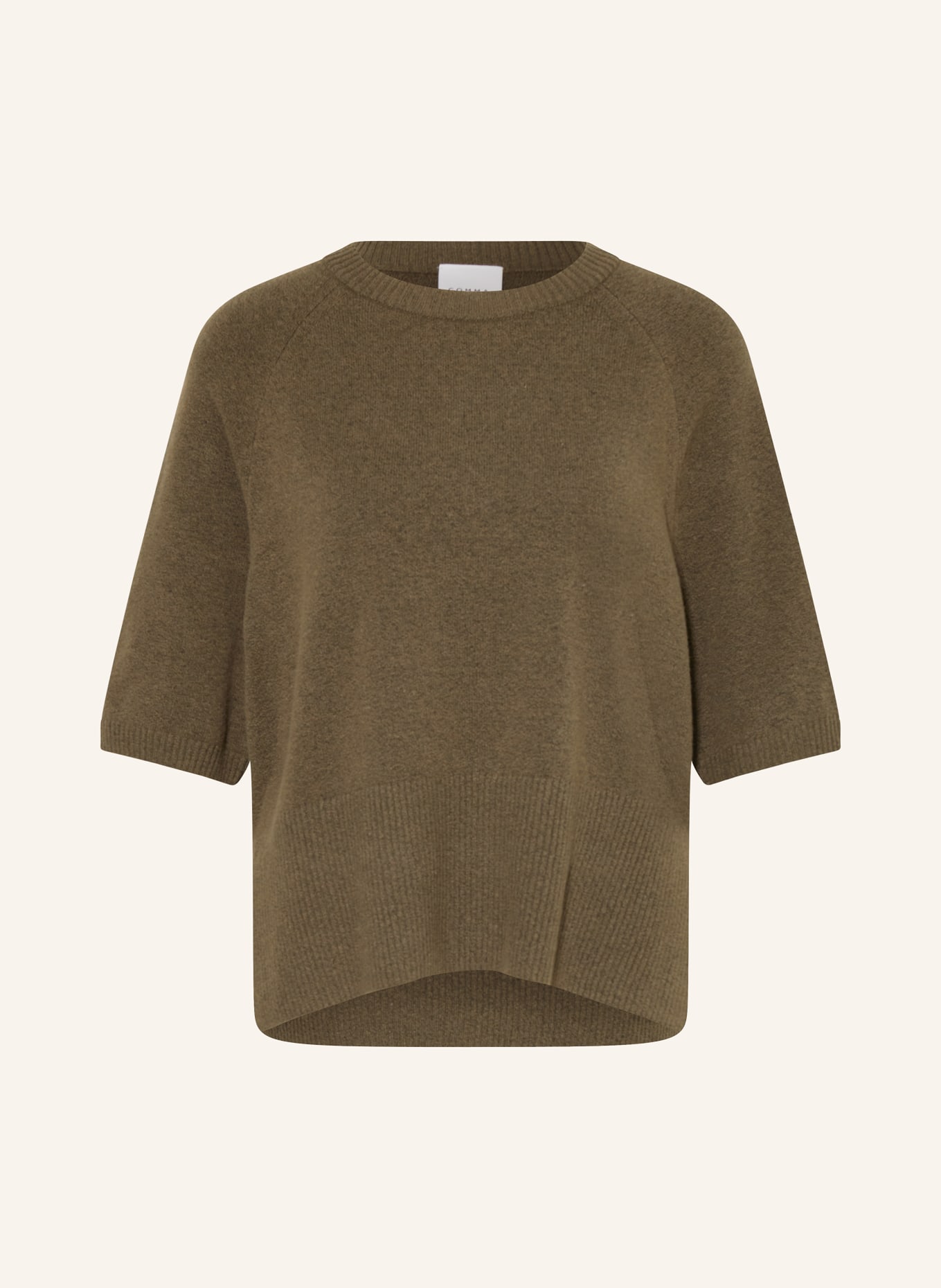 comma Strickshirt: DUNKELGRÜN