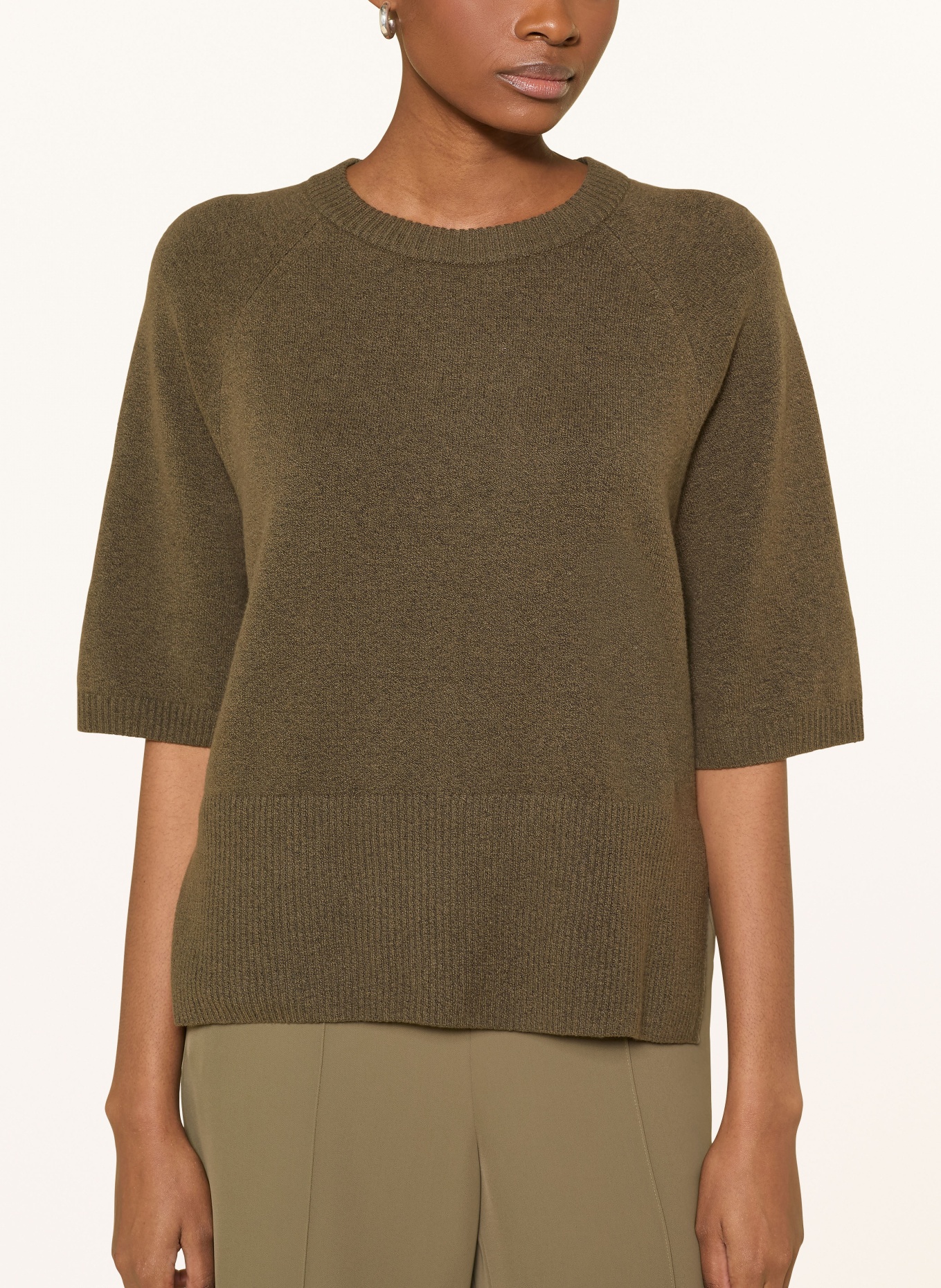 comma Strickshirt: DUNKELGRÜN