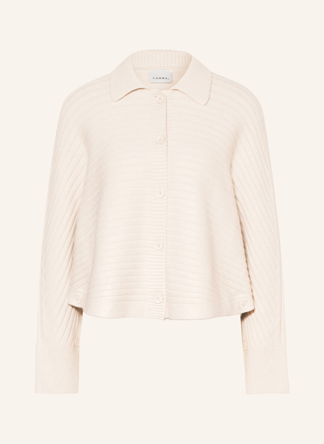 comma Strickjacke: CREME
