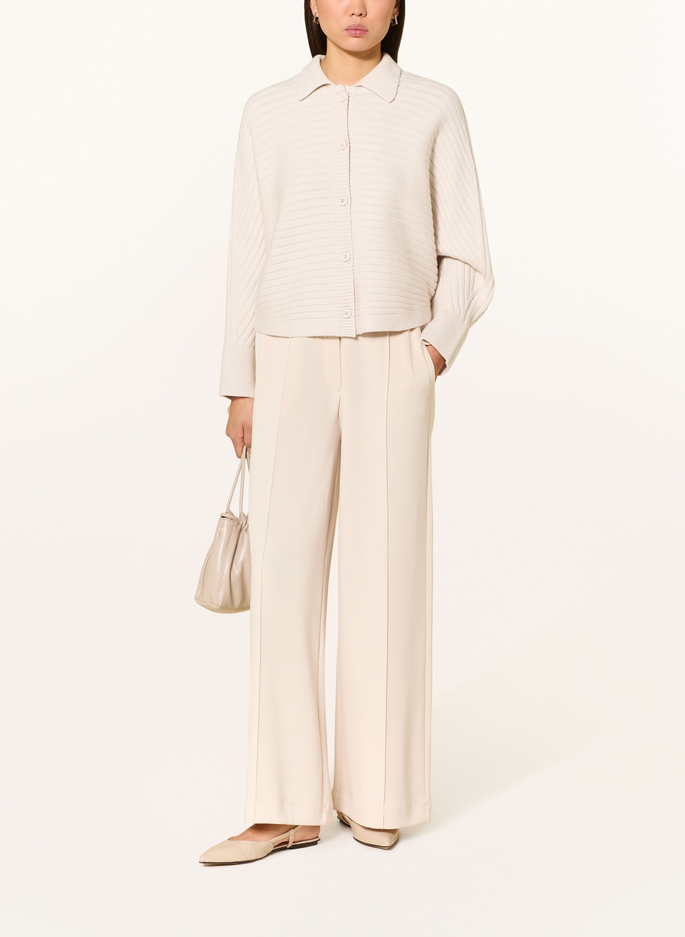 comma Strickjacke: CREME