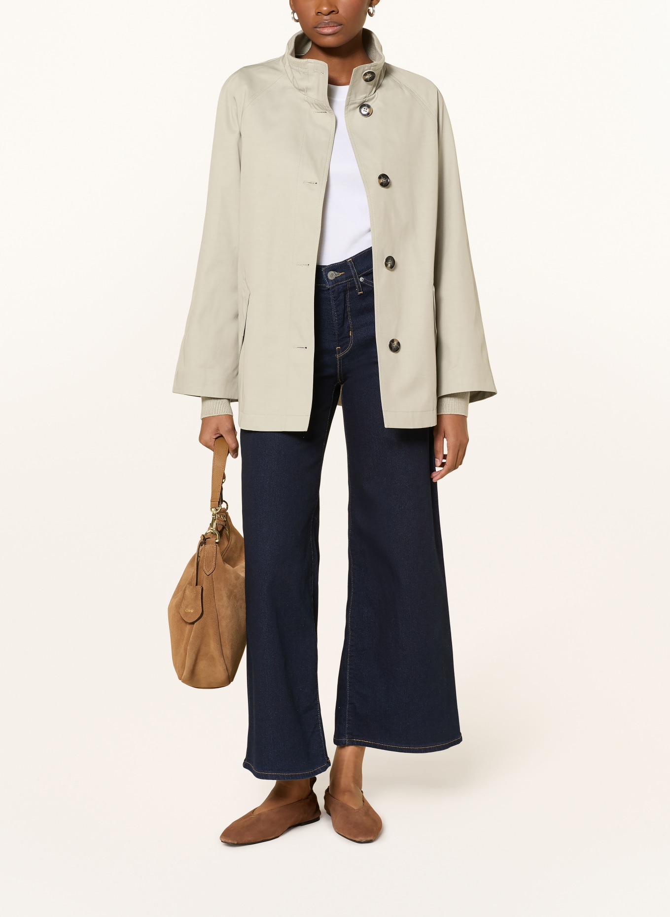 comma jacket: LIGHT GREEN