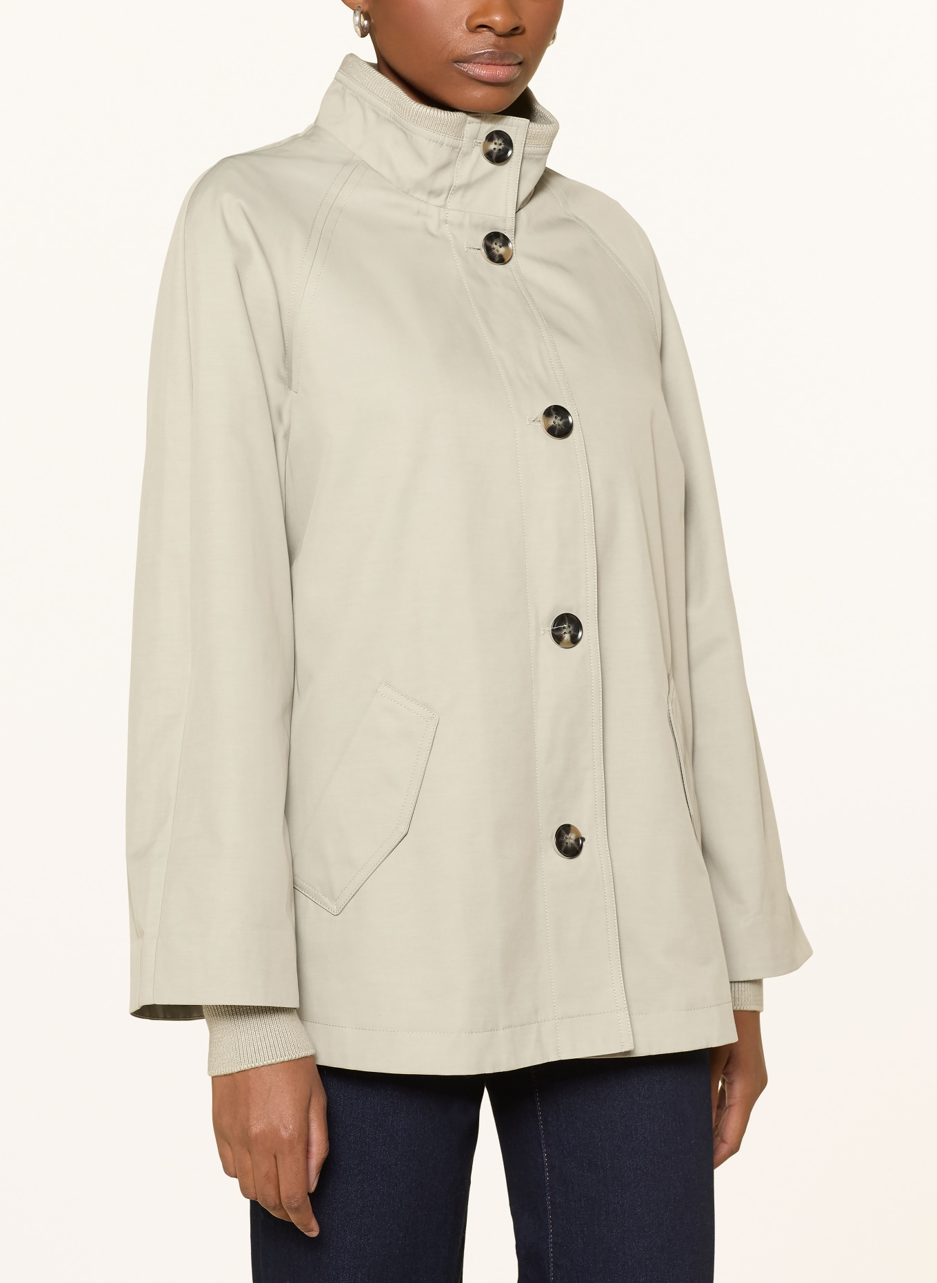 comma jacket: LIGHT GREEN
