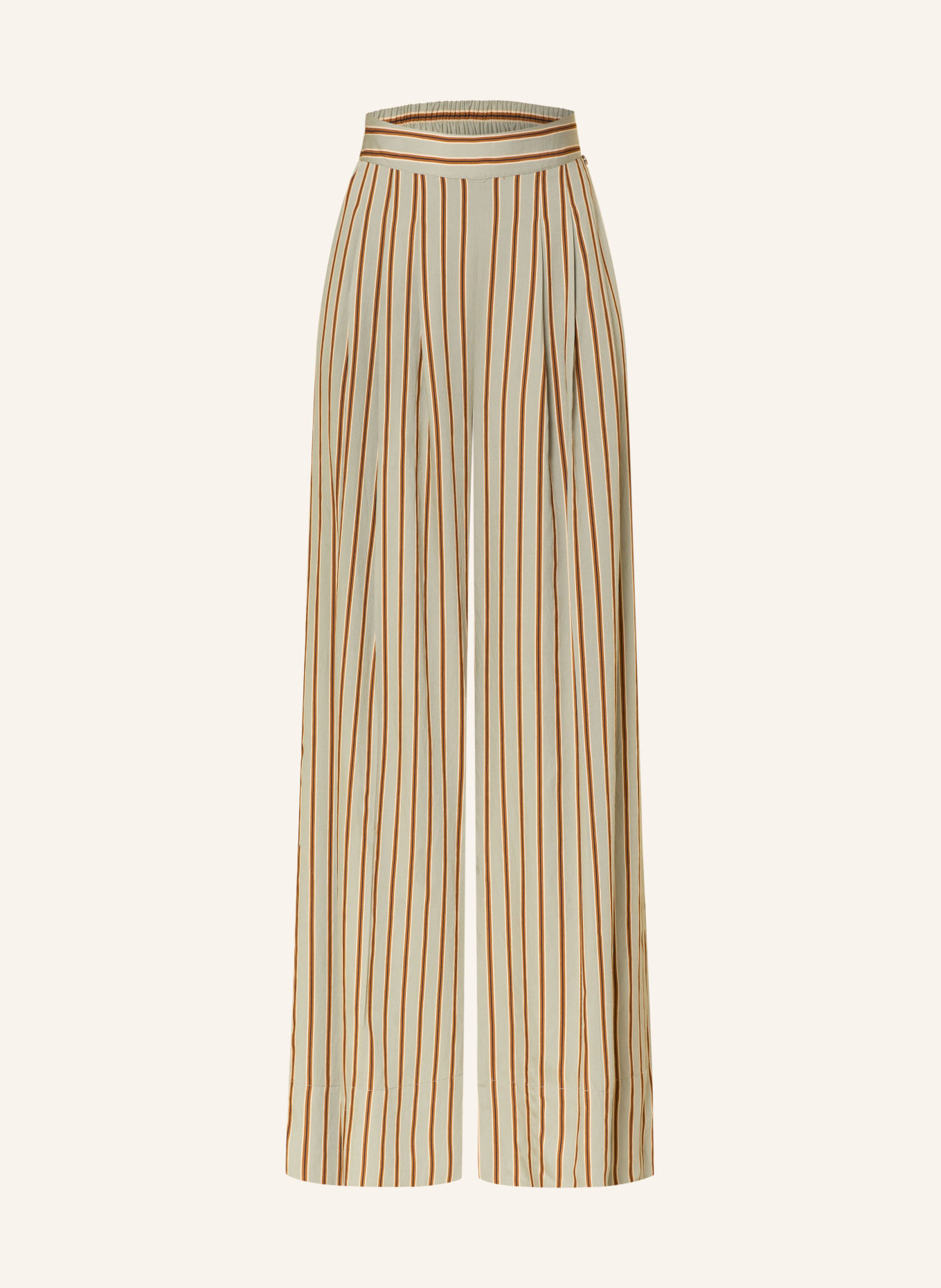 LIU JO Marlenehose: MINT / BRAUN / DUNKELBLAU