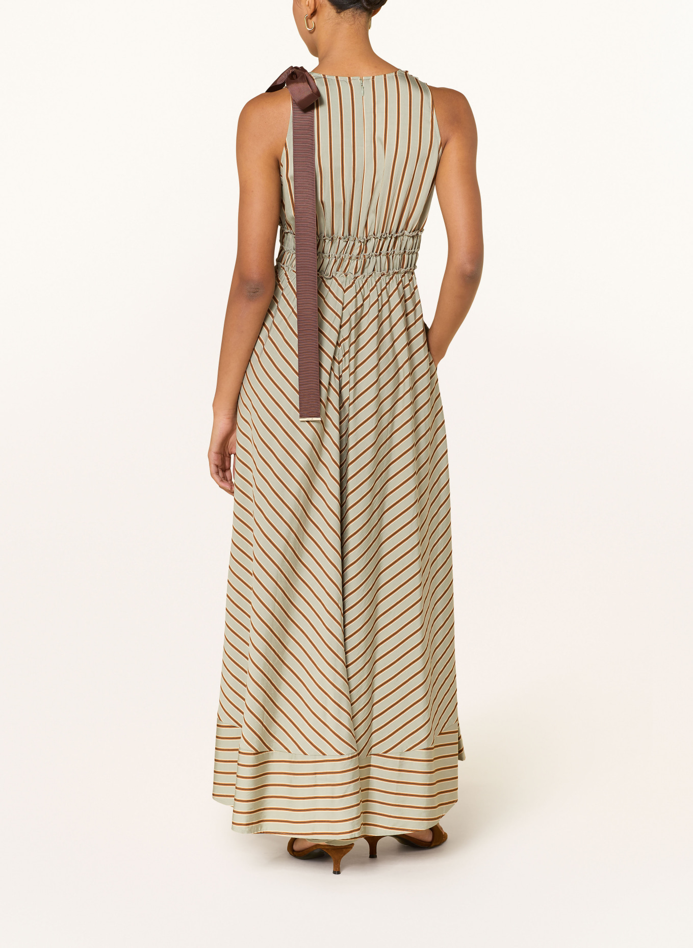 LIU JO Kleid: MINT / BRAUN / DUNKELBLAU