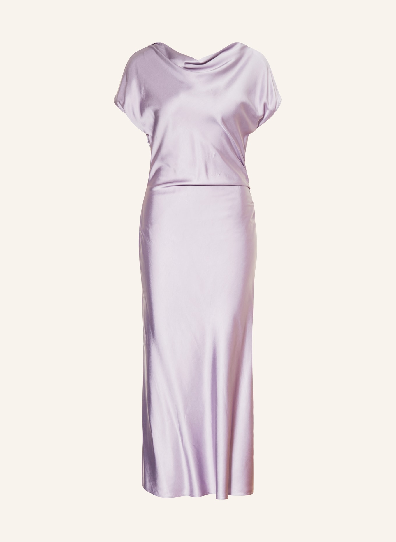 LIU JO satin dress: LIGHT PURPLE
