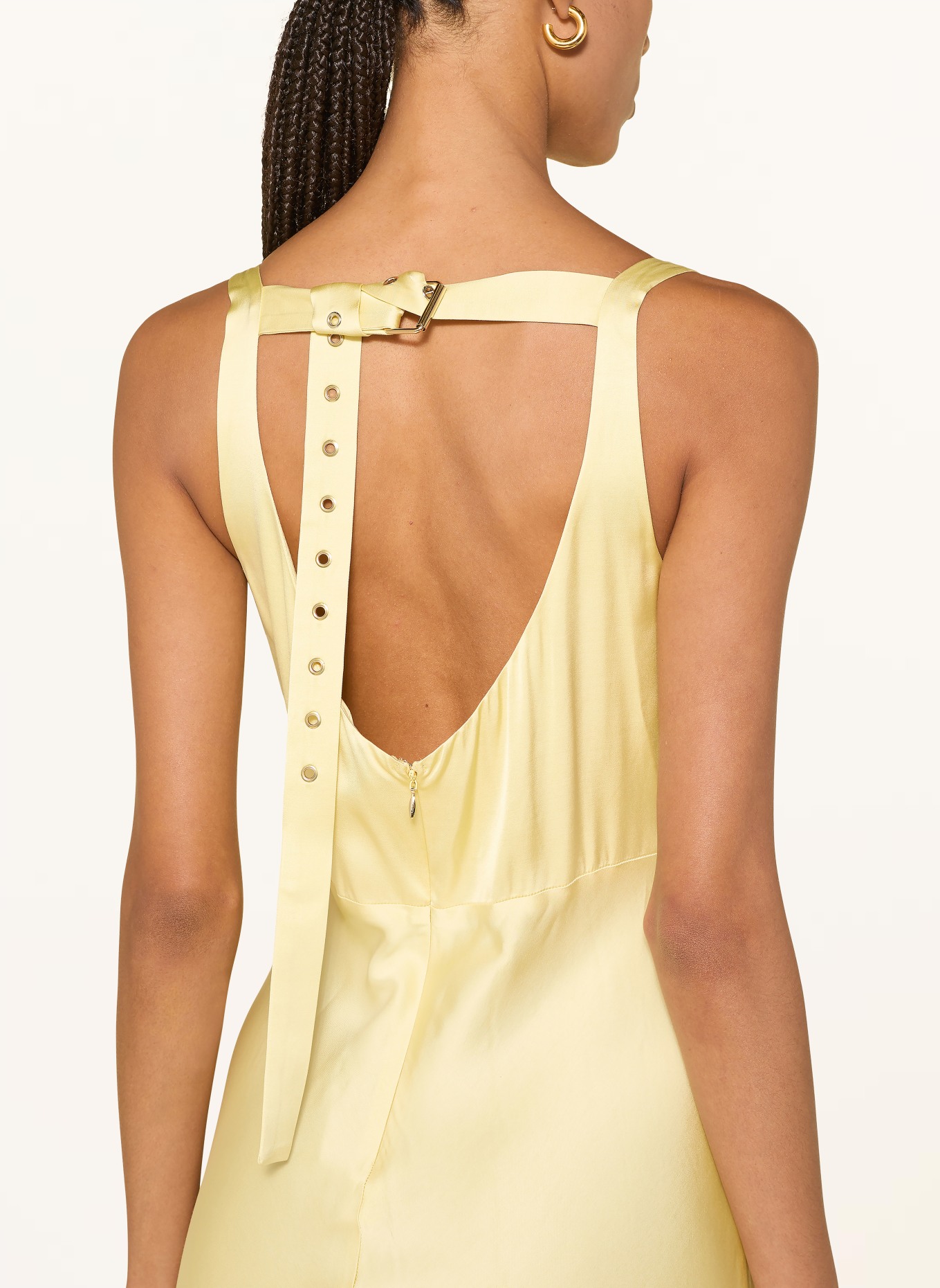 LIU JO Satinkleid: GELB