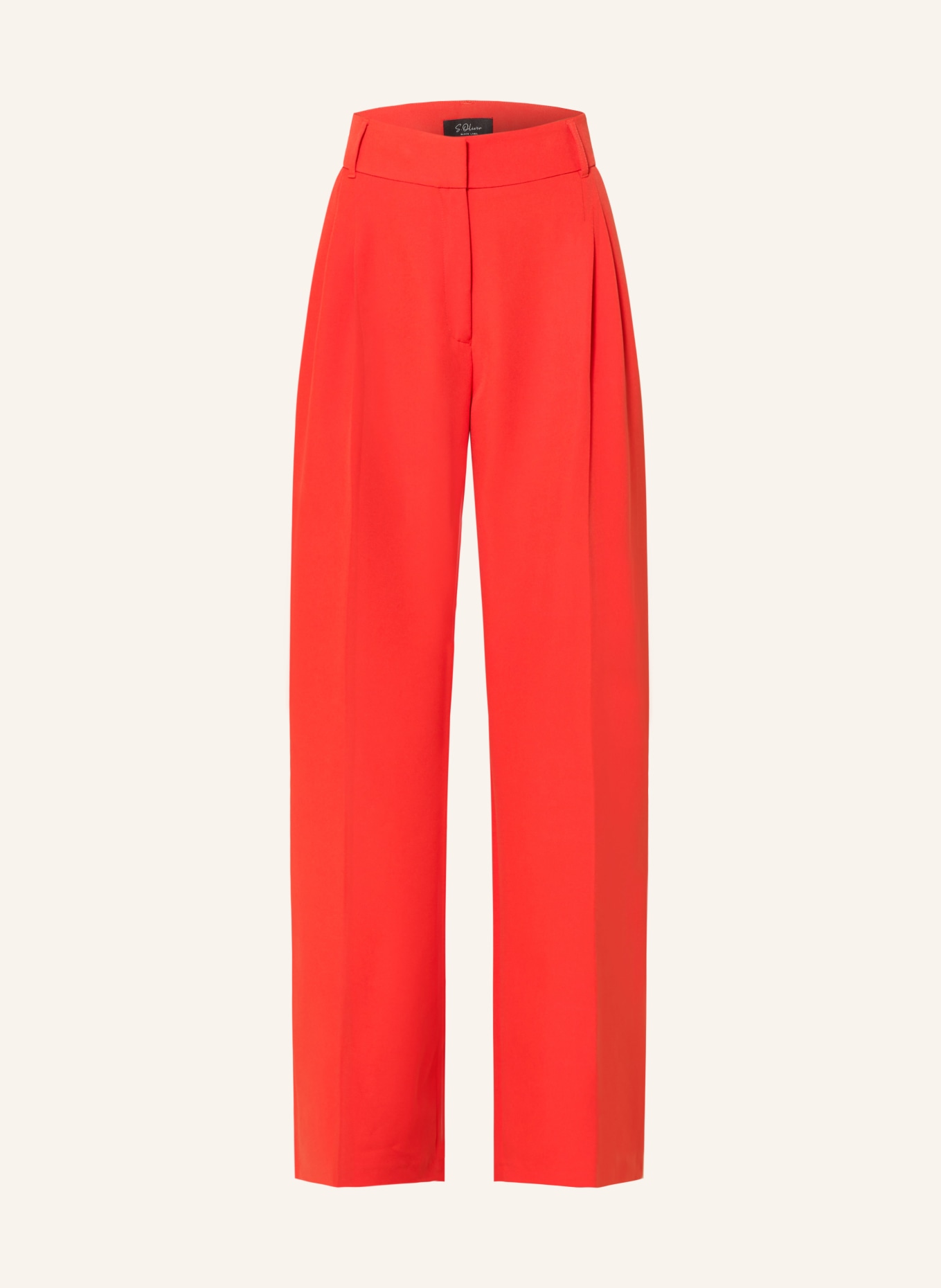 s.Oliver BLACK LABEL kalhoty Marlene: ČERVENÁ