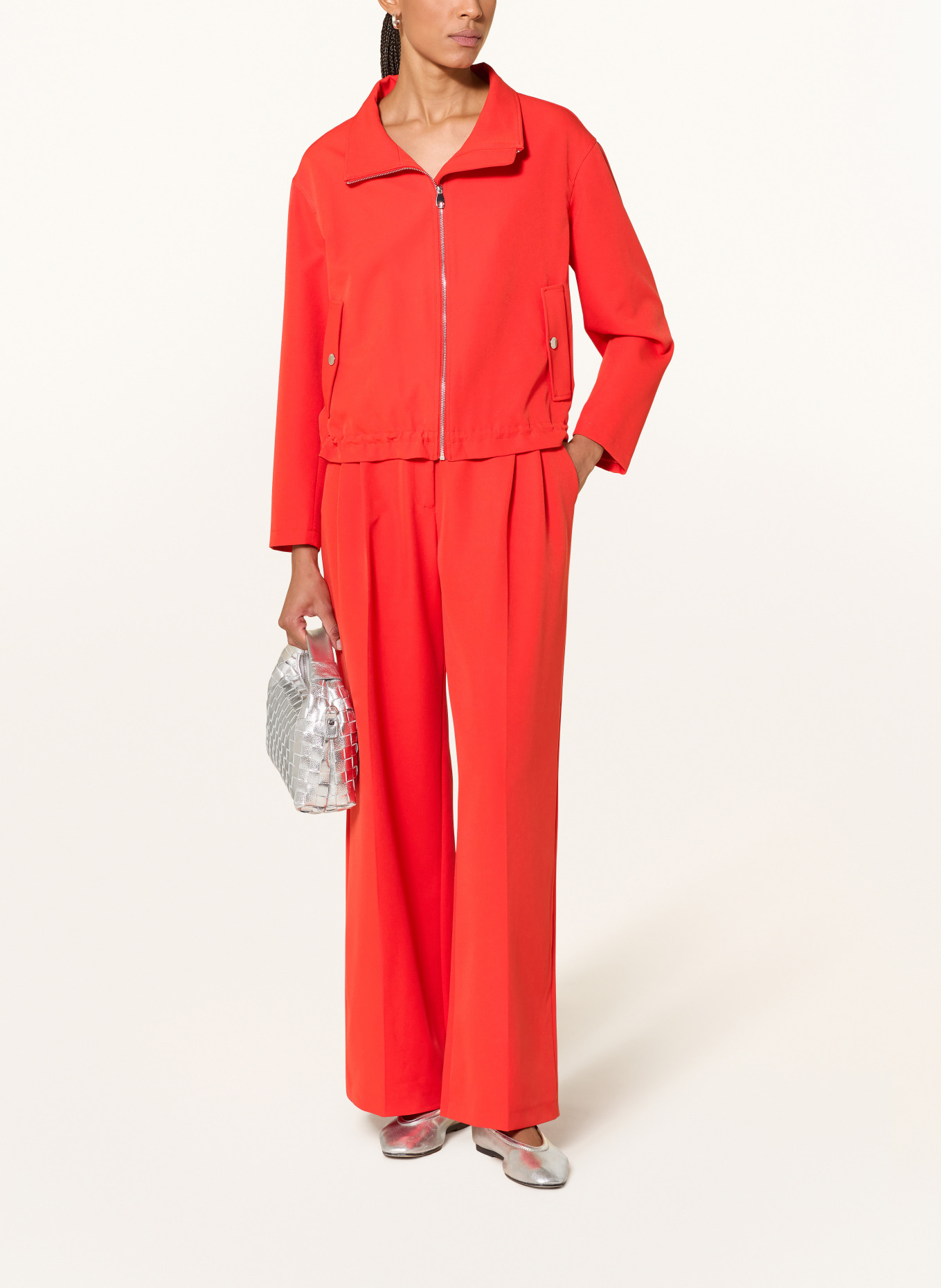 s.Oliver BLACK LABEL kalhoty Marlene: ČERVENÁ