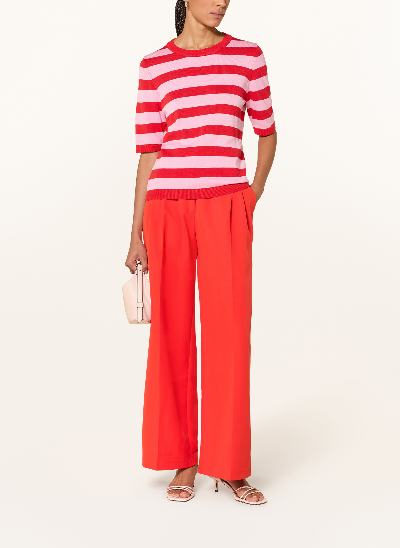 s.Oliver BLACK LABEL Strickshirt: ROSA / ROT