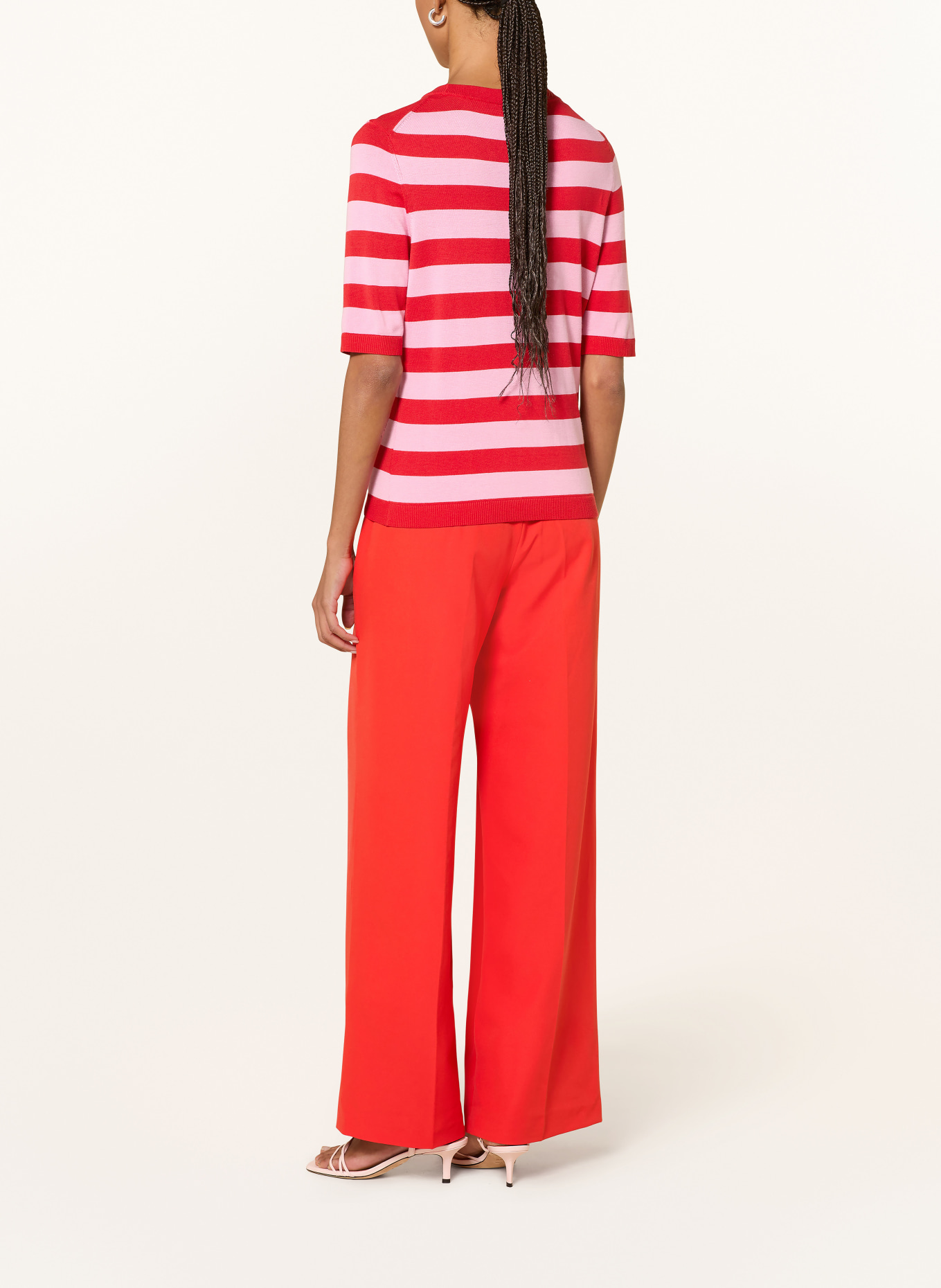 s.Oliver BLACK LABEL Strickshirt: ROSA / ROT