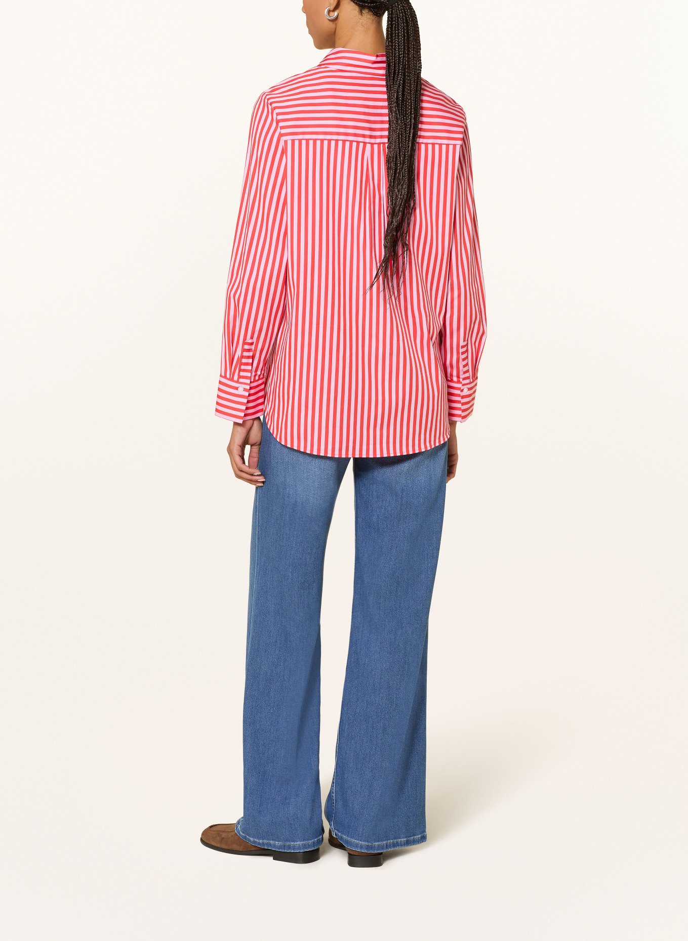 s.Oliver BLACK LABEL koszula: CZERWONY / RÓŻOWY